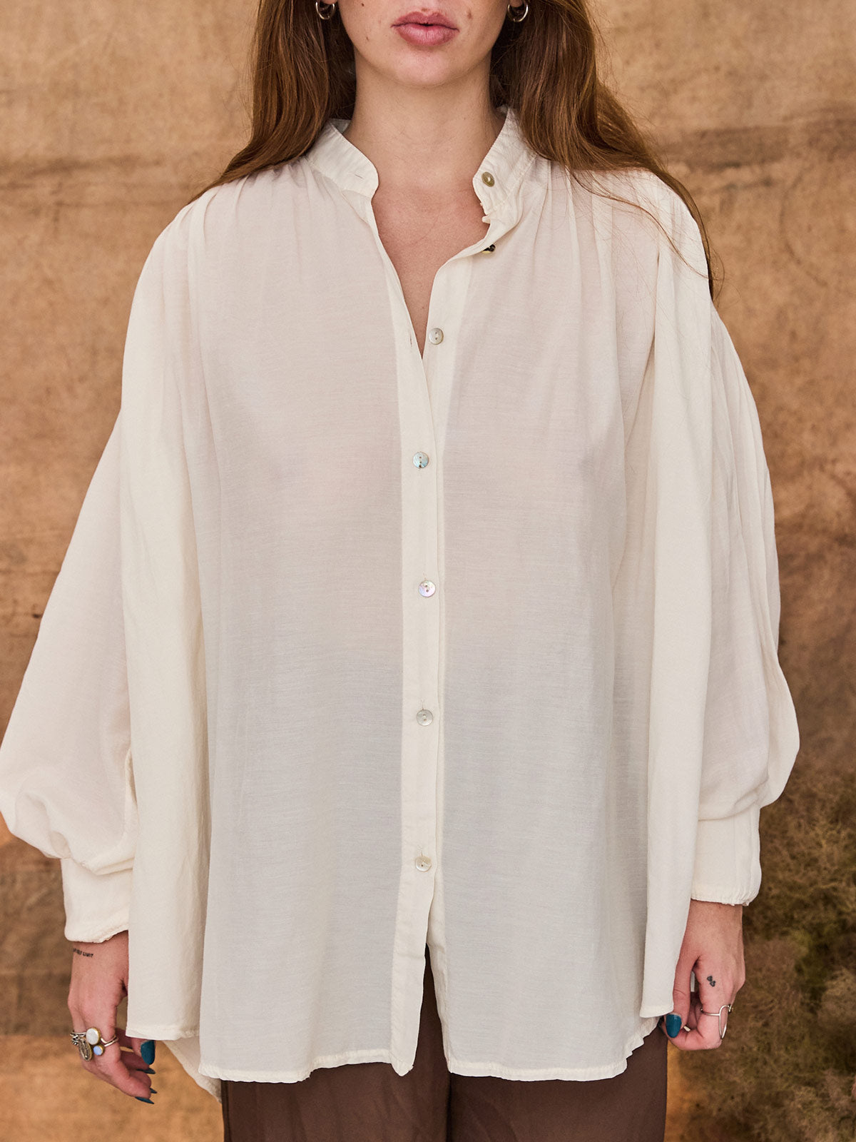 Milano Cotton Silk Blouse