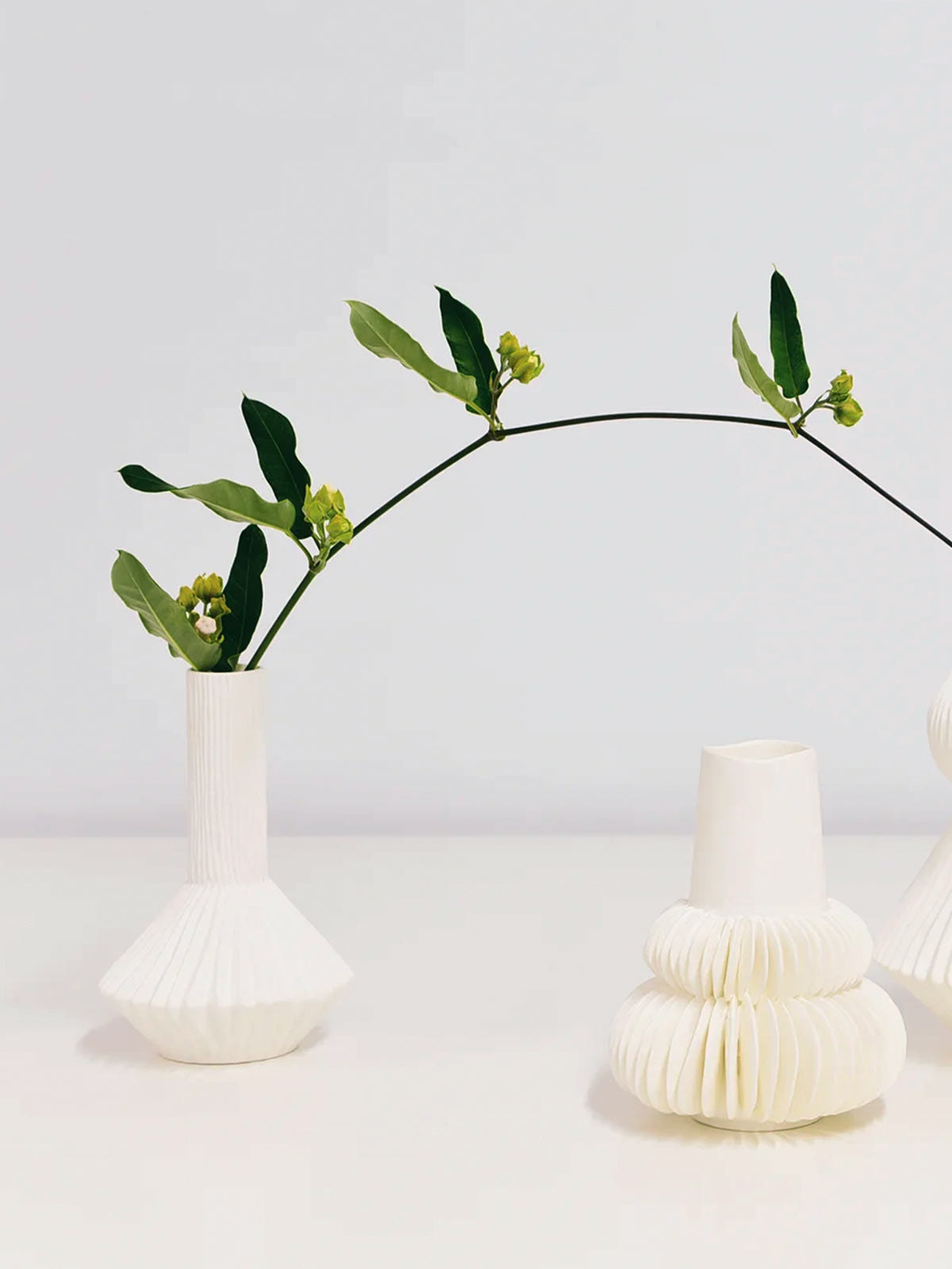 Pleated Bud Vase