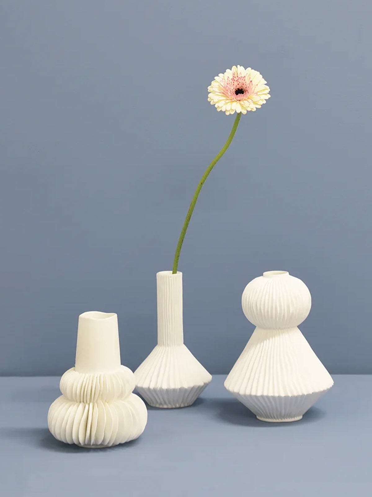 Pleated Bud Vase