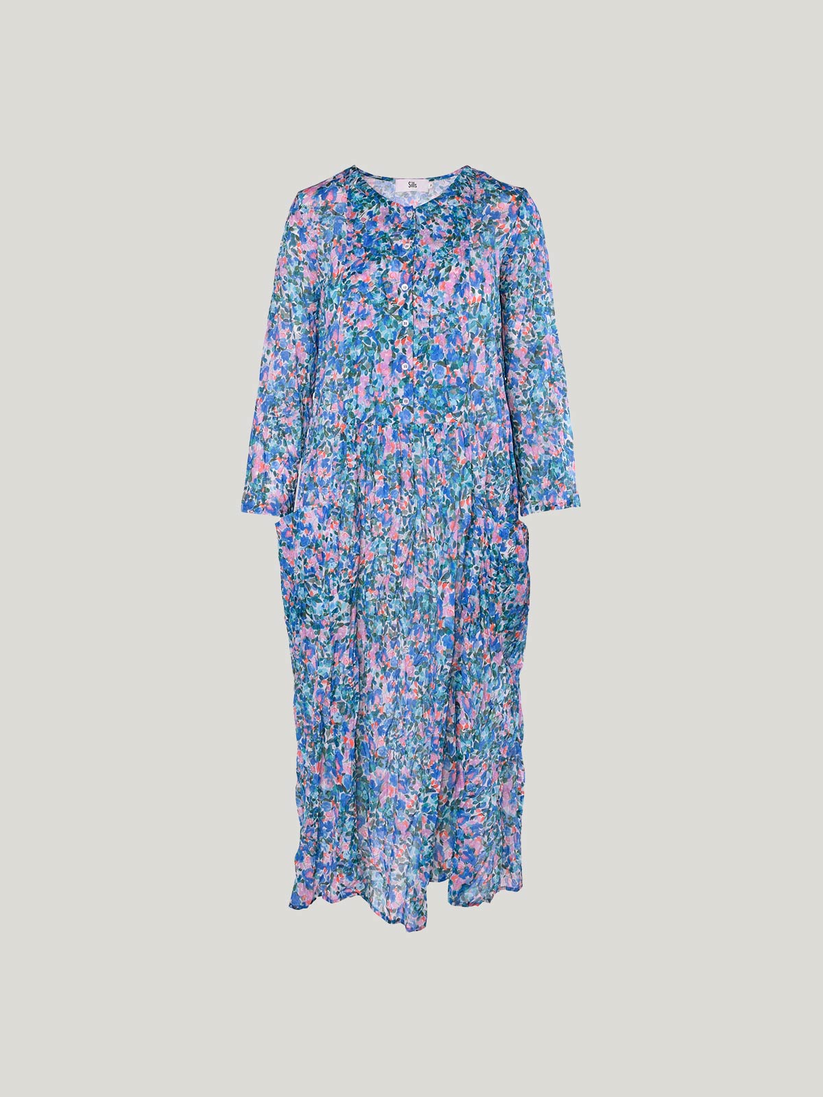 Caro Voile Print Dress