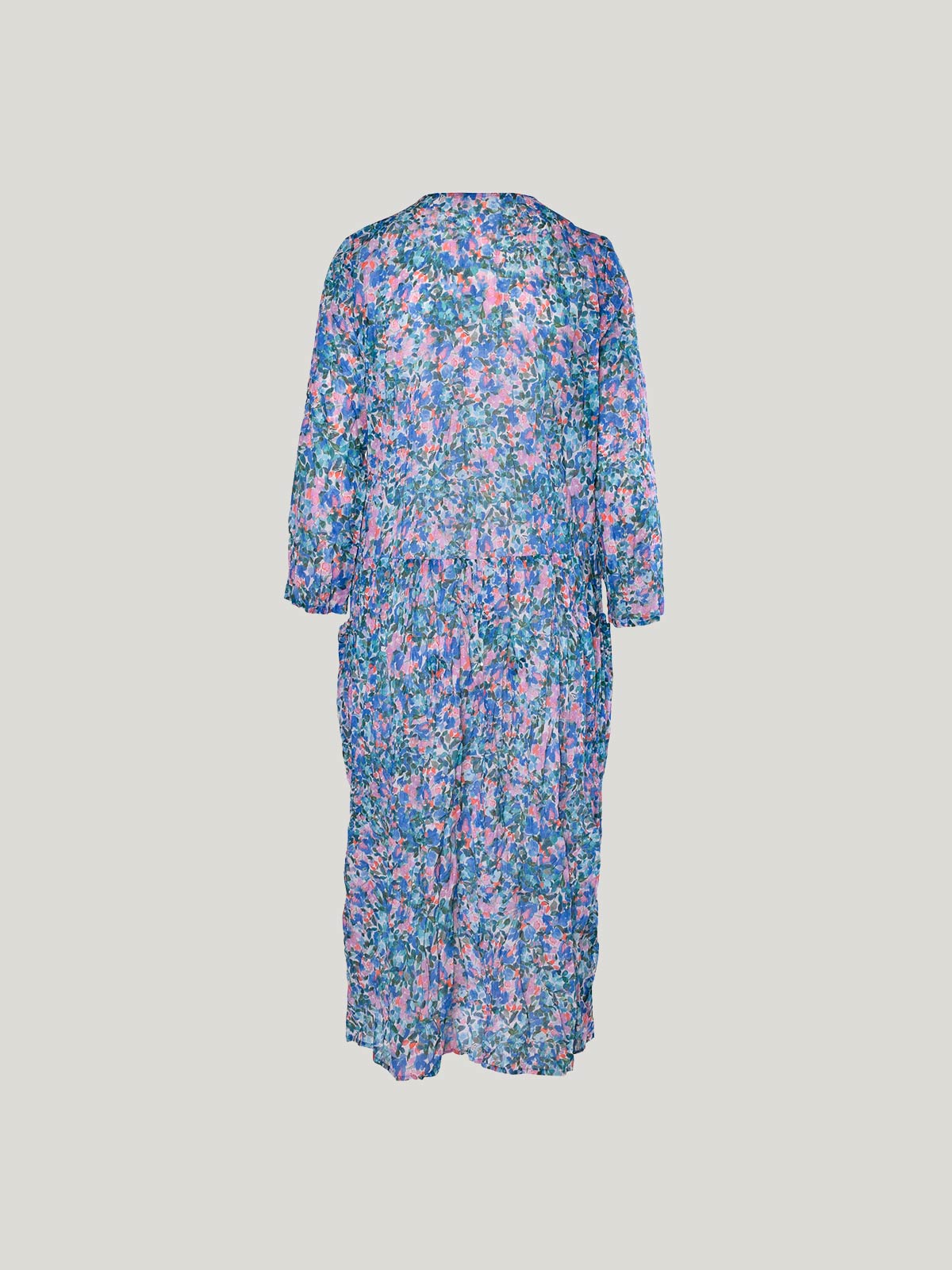 Caro Voile Print Dress