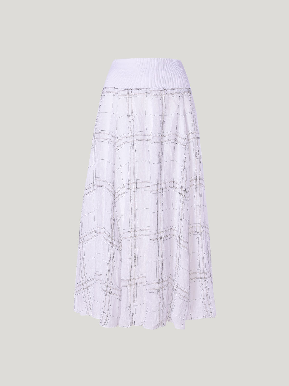Fabiola Check Skirt