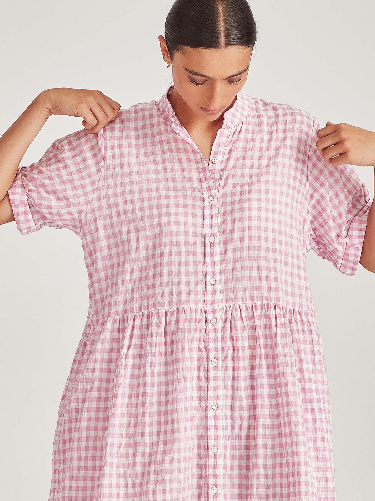 Claudette Check Dress