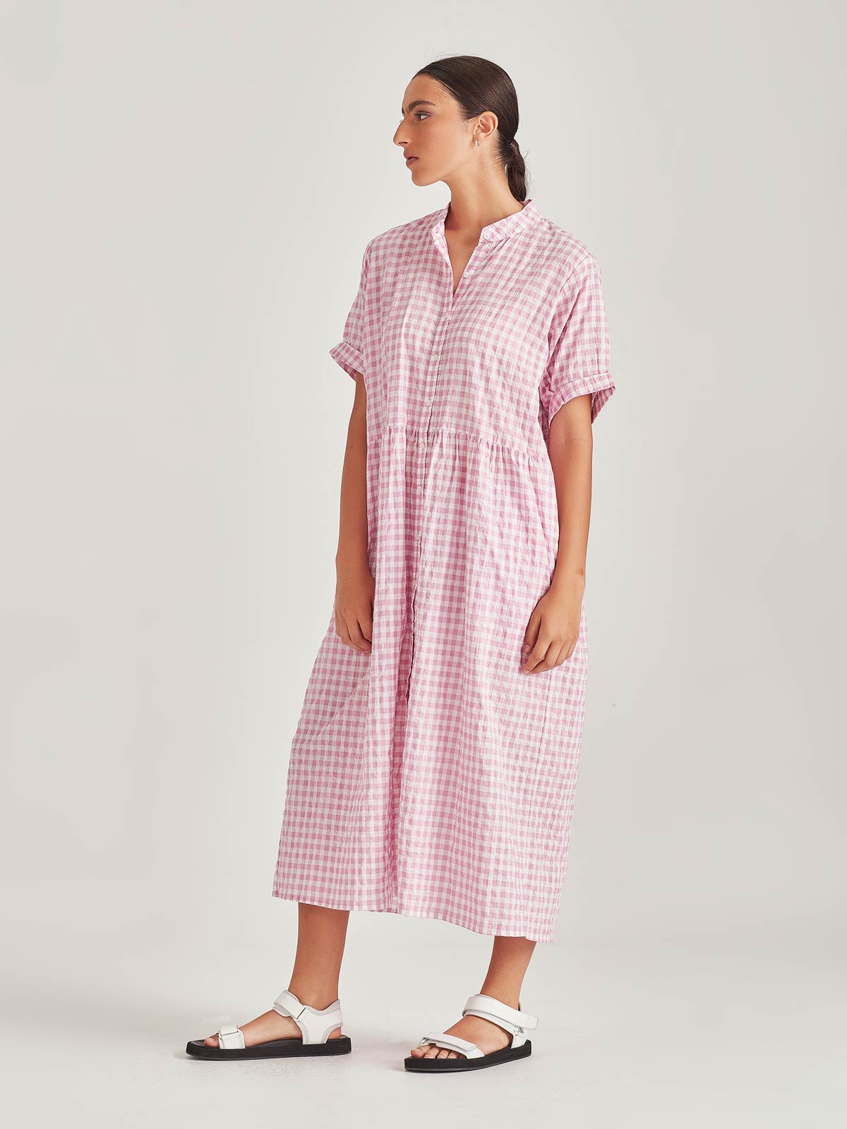 Claudette Check Dress