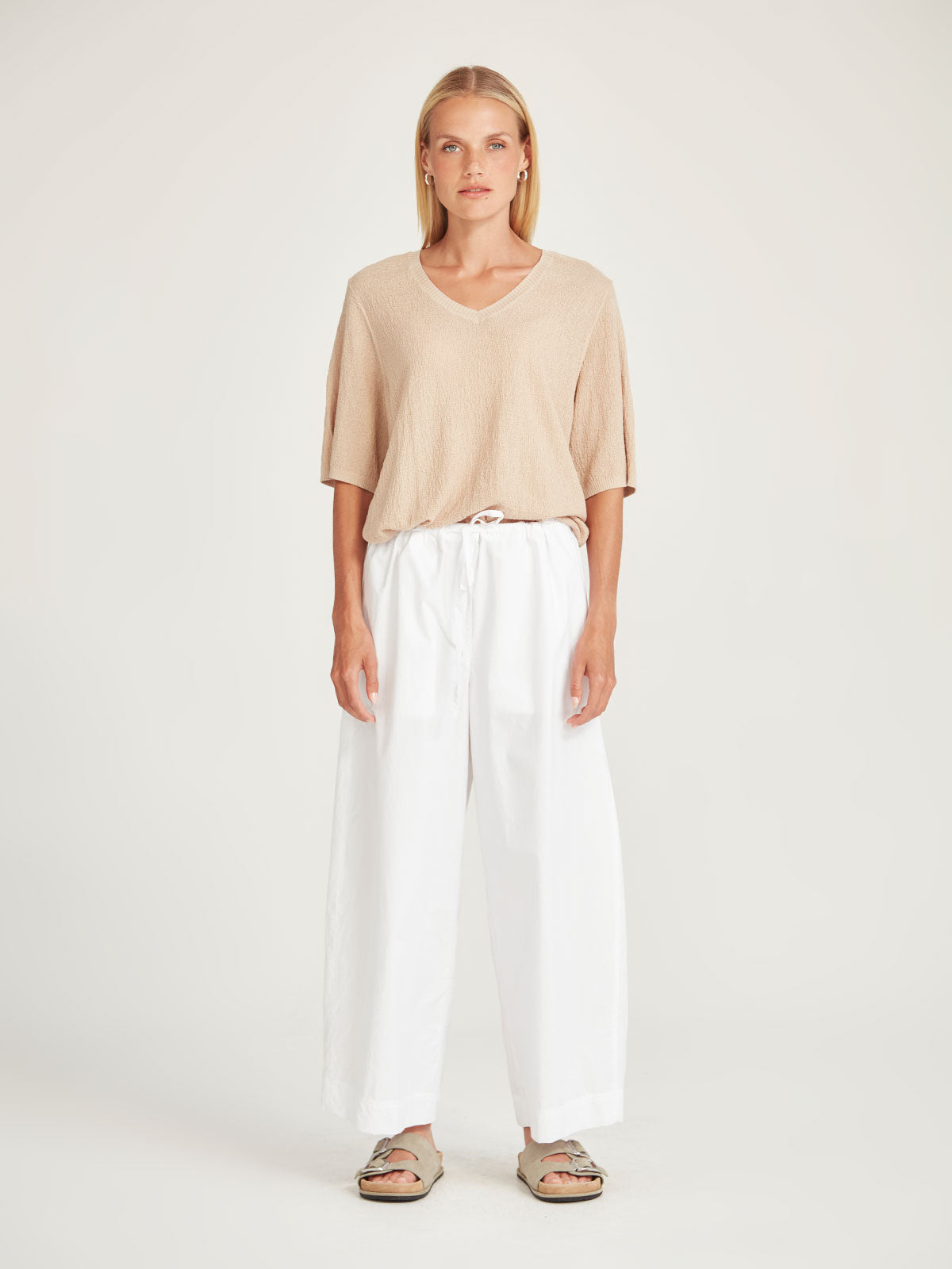 Vera Boucle V Neck