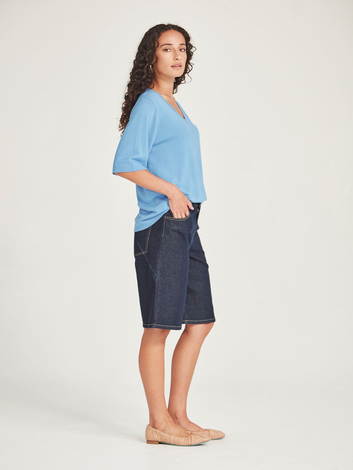 Bethany Denim Short