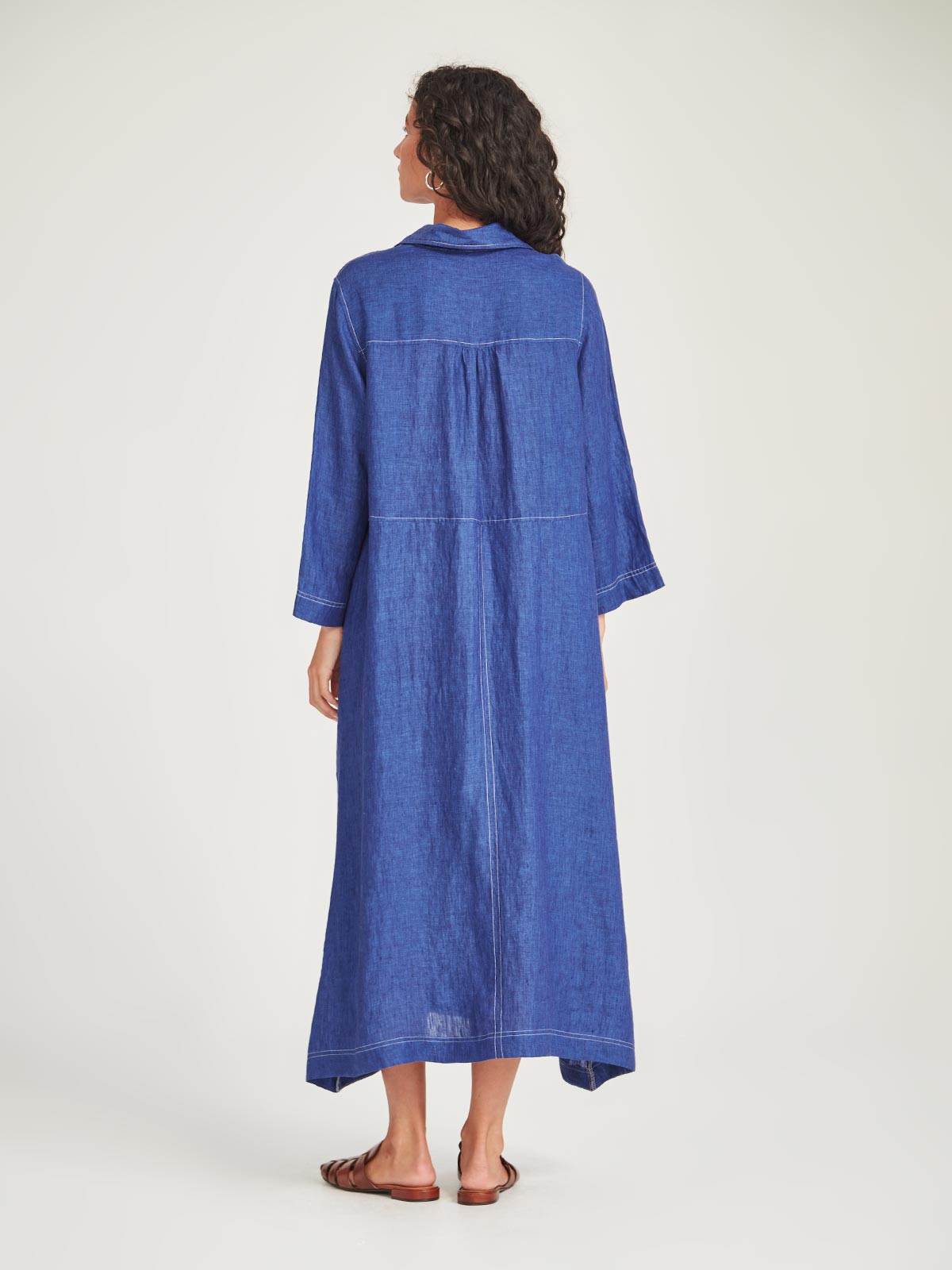 Sofia Linen Shirtdress