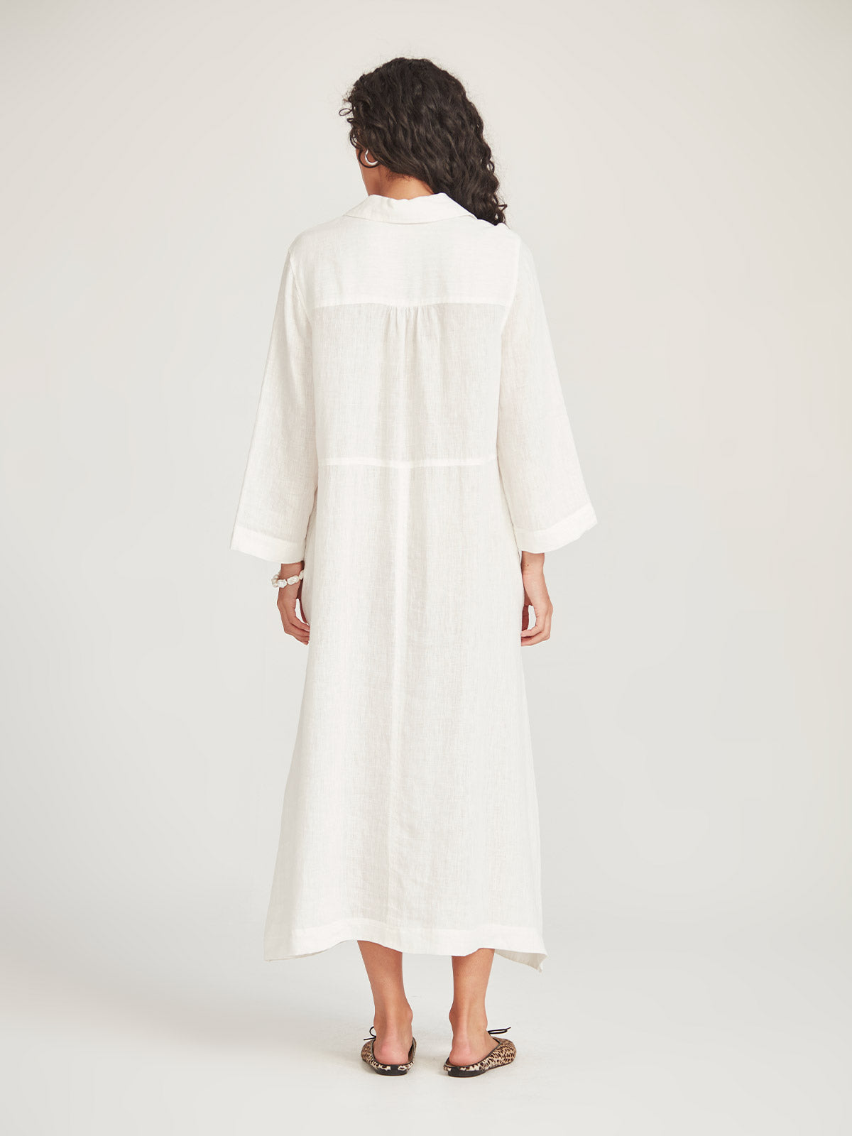 Sofia Linen Shirtdress