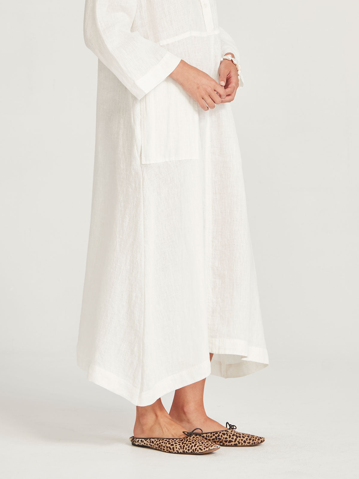Sofia Linen Shirtdress