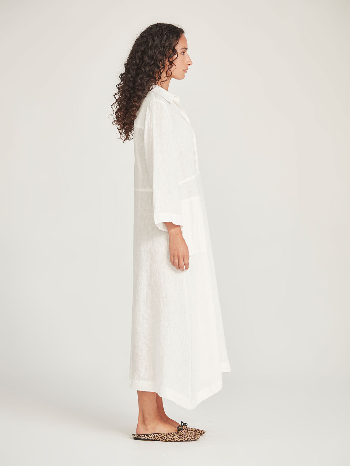 Sofia Linen Shirtdress