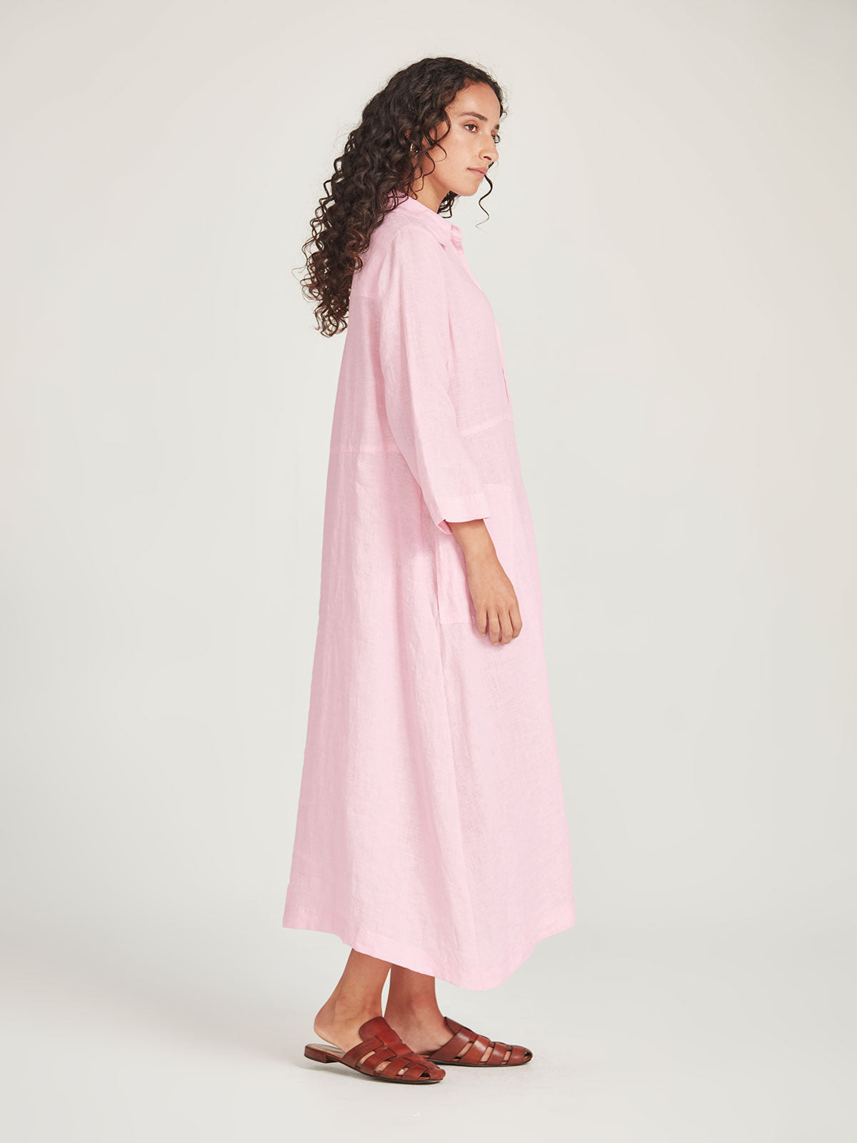 Sofia Linen Shirtdress