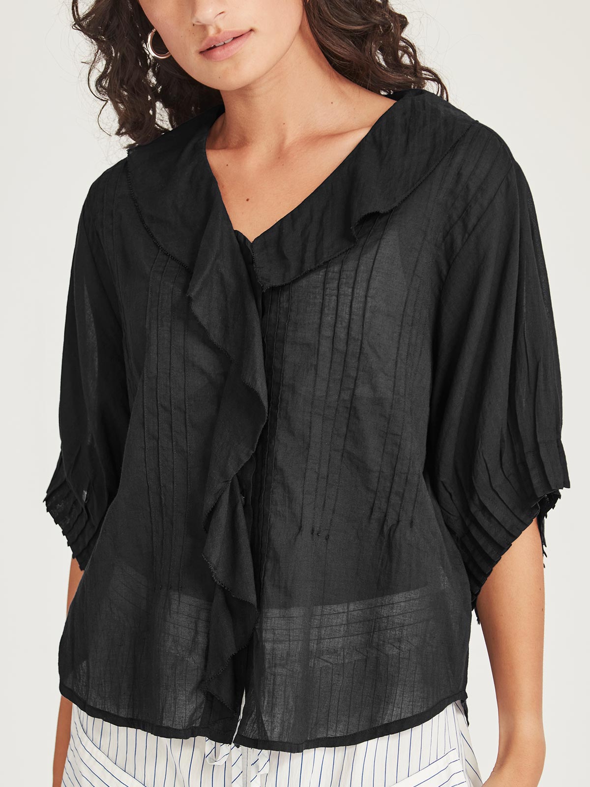 Elodie Ruffle Blouse