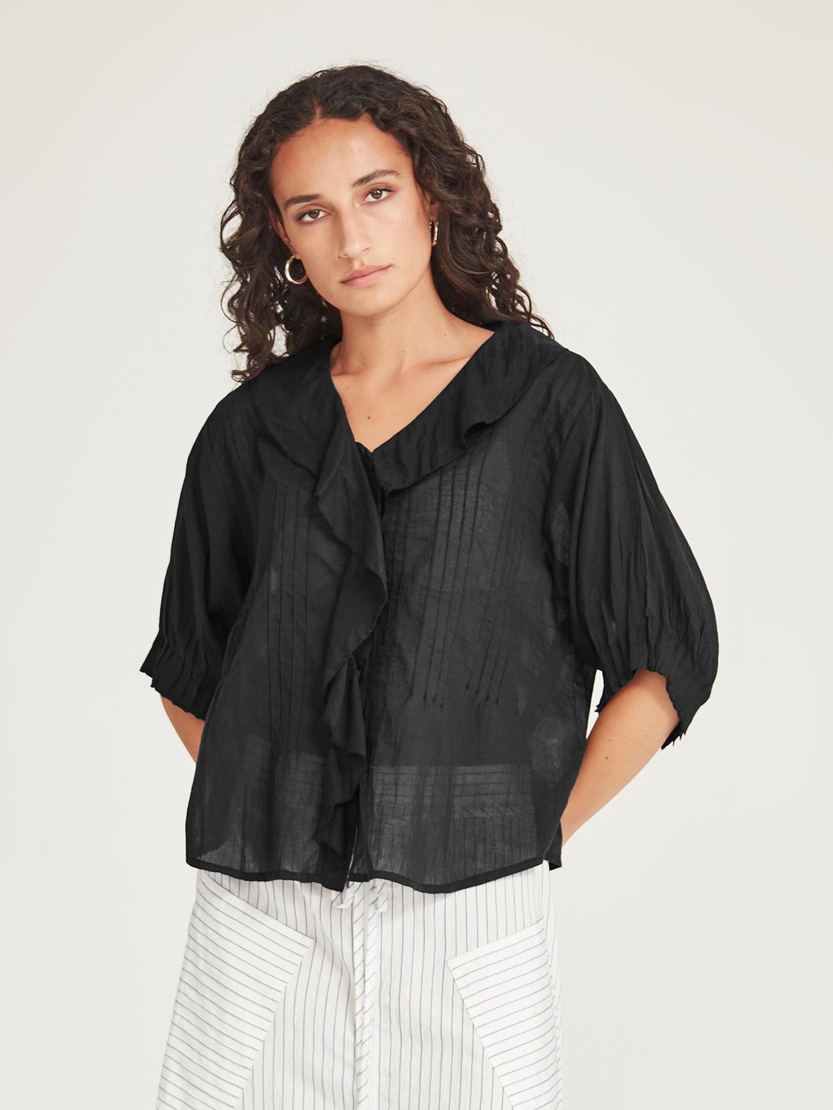 Elodie Ruffle Blouse