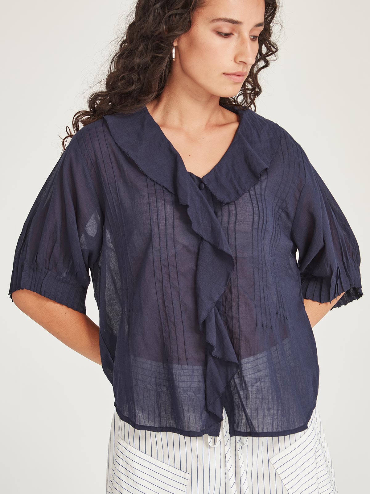 Elodie Ruffle Blouse