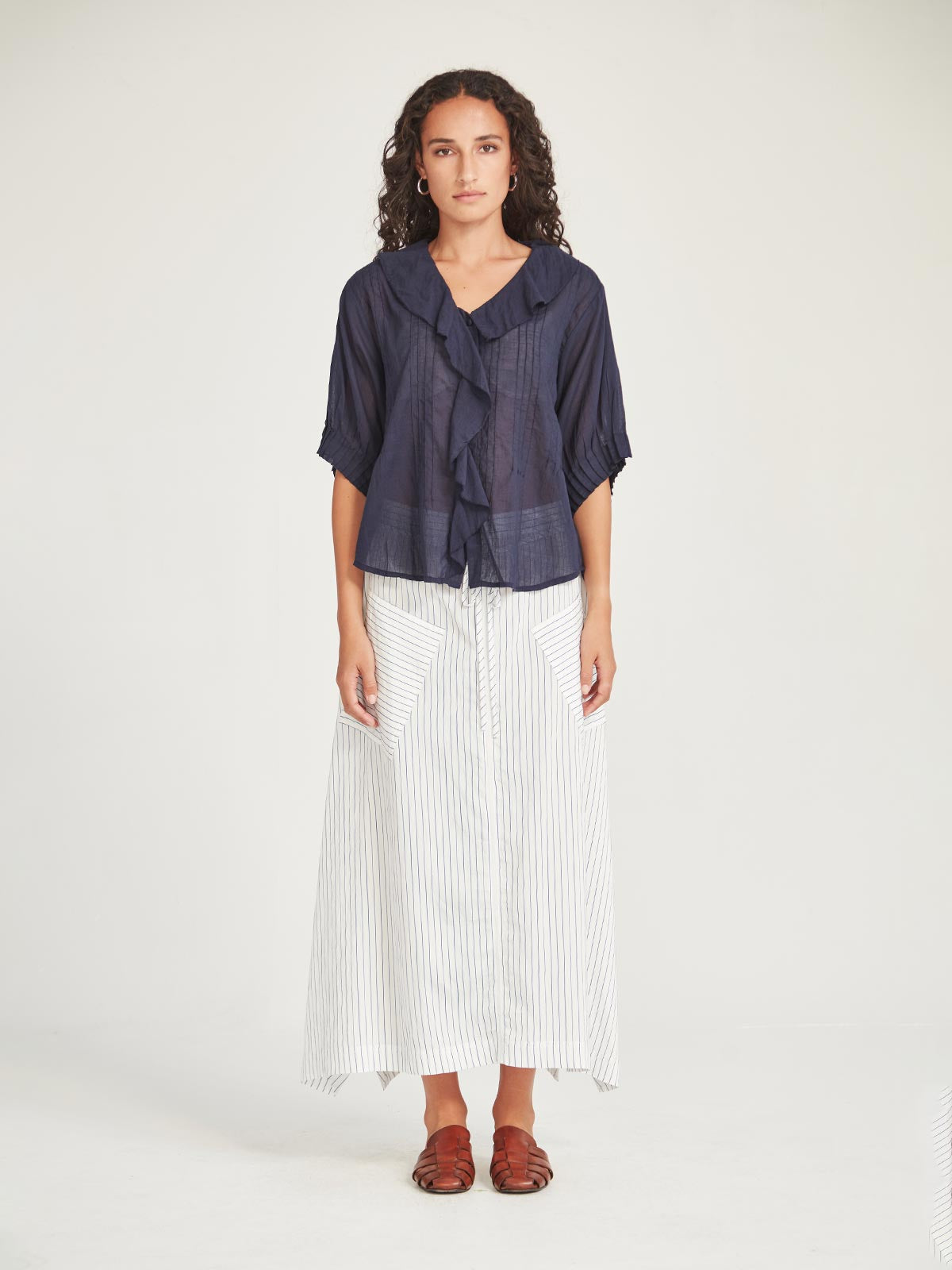 Elodie Ruffle Blouse