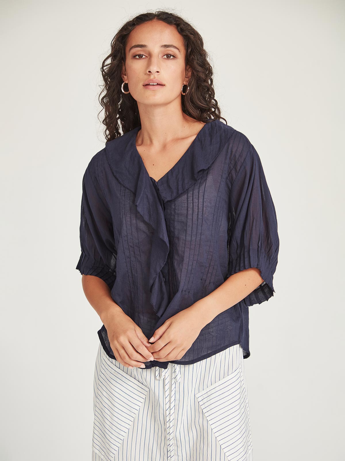 Elodie Ruffle Blouse