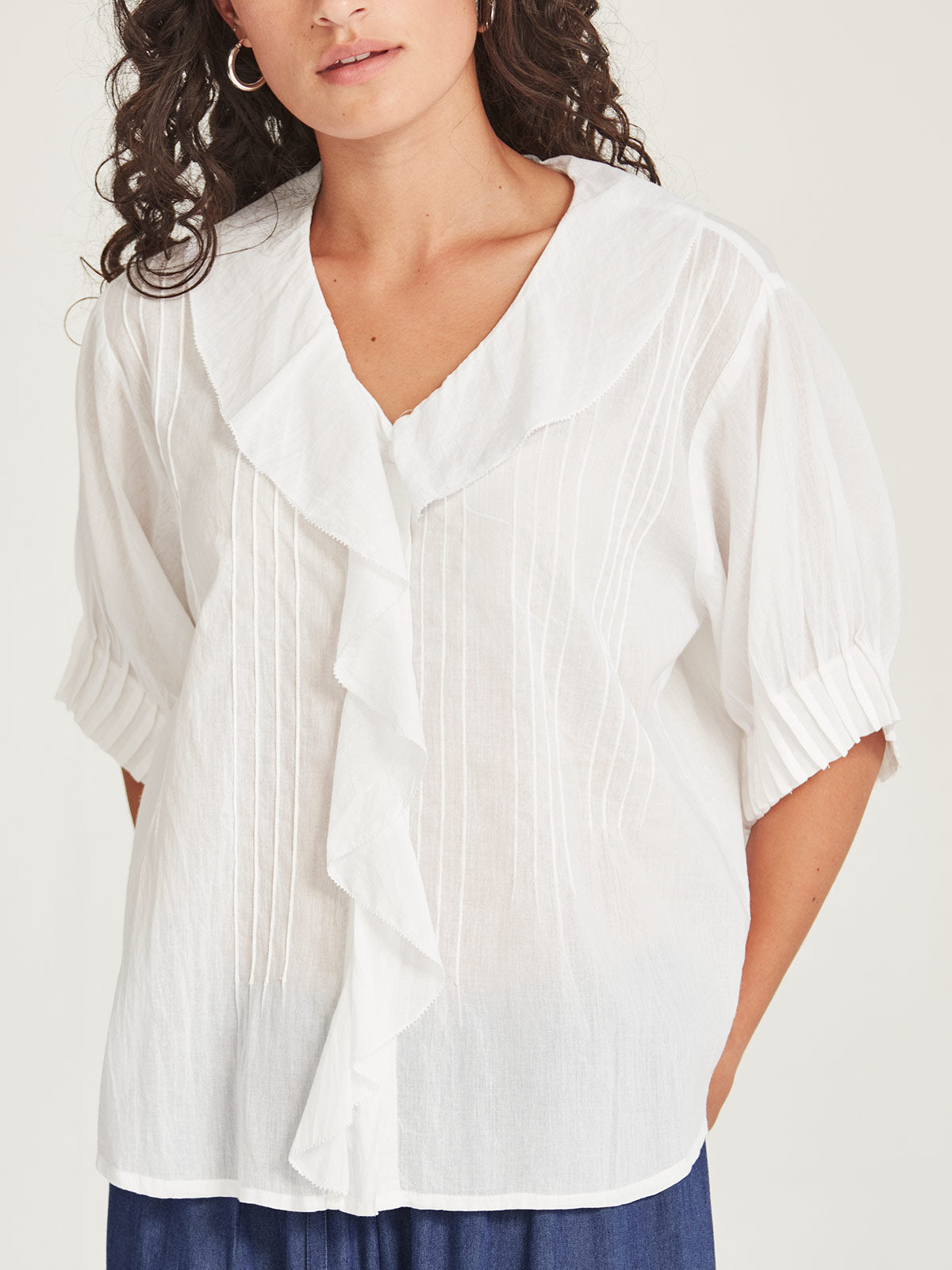 Elodie Ruffle Blouse