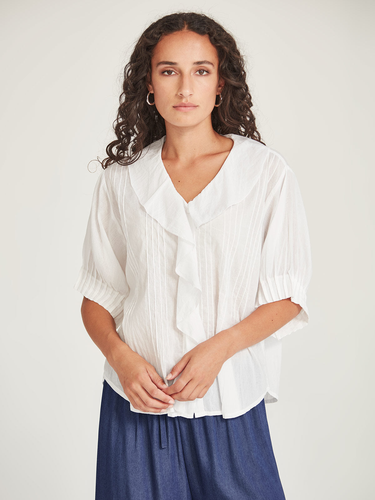Elodie Ruffle Blouse