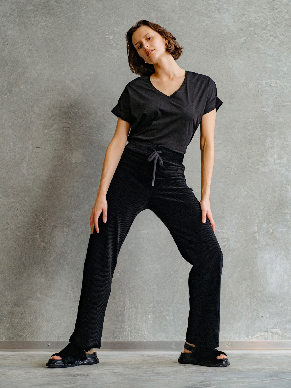 Quincey V Neck Tee