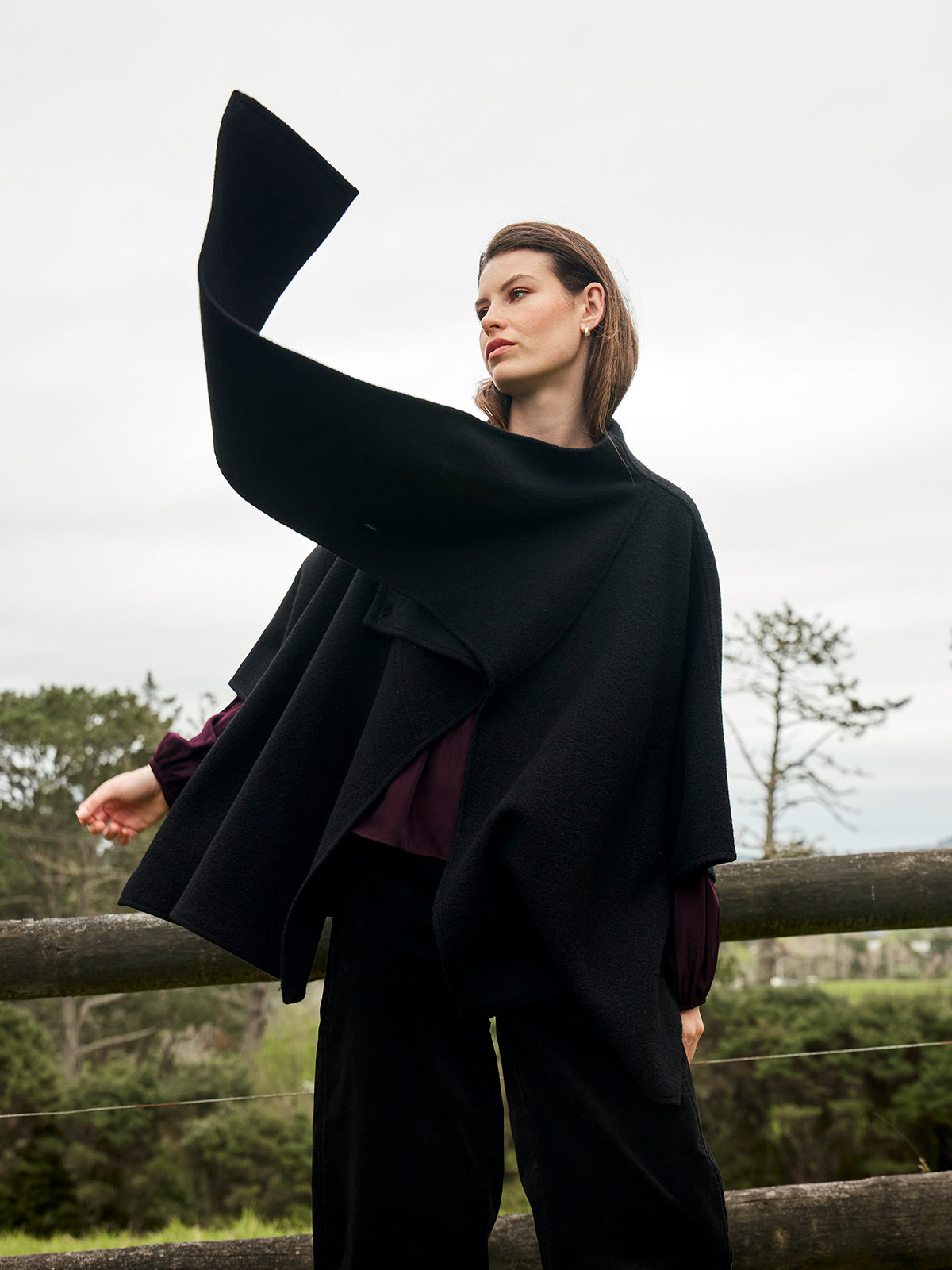 Tilly Wool Cape