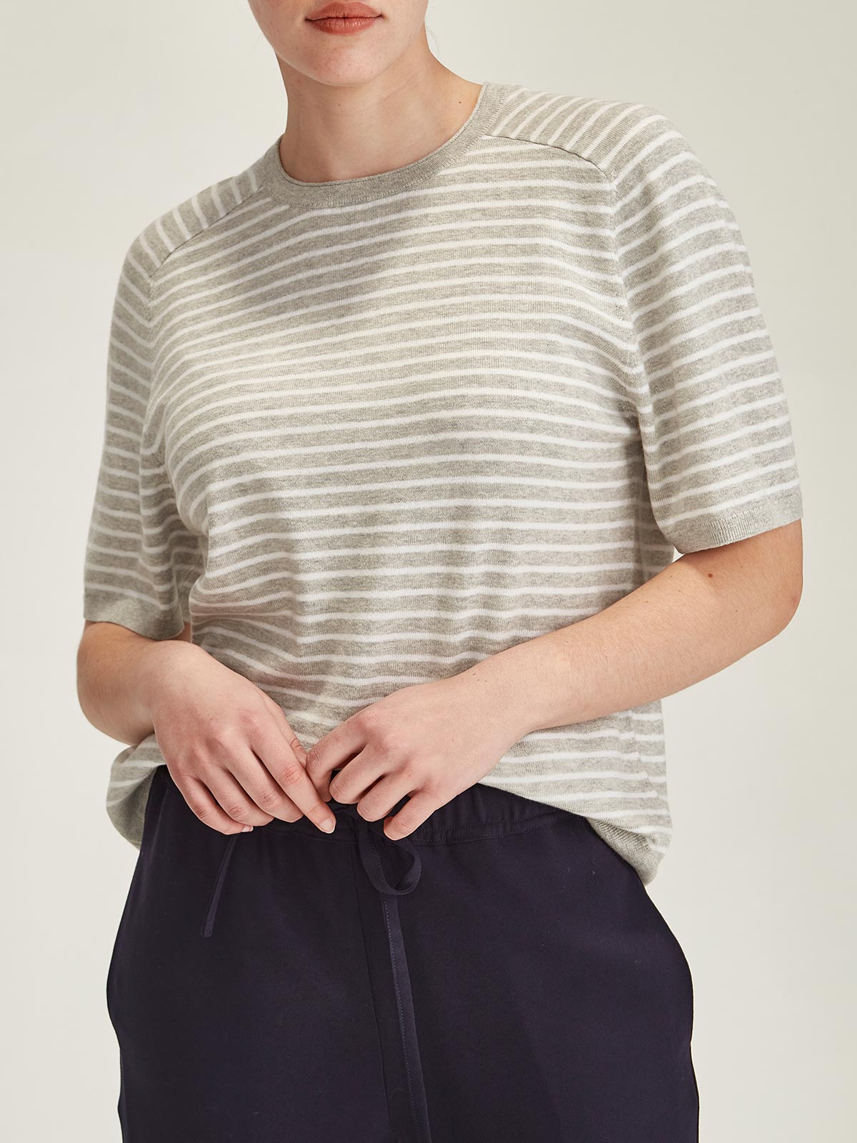 Cecilia Stripe Knit Tee