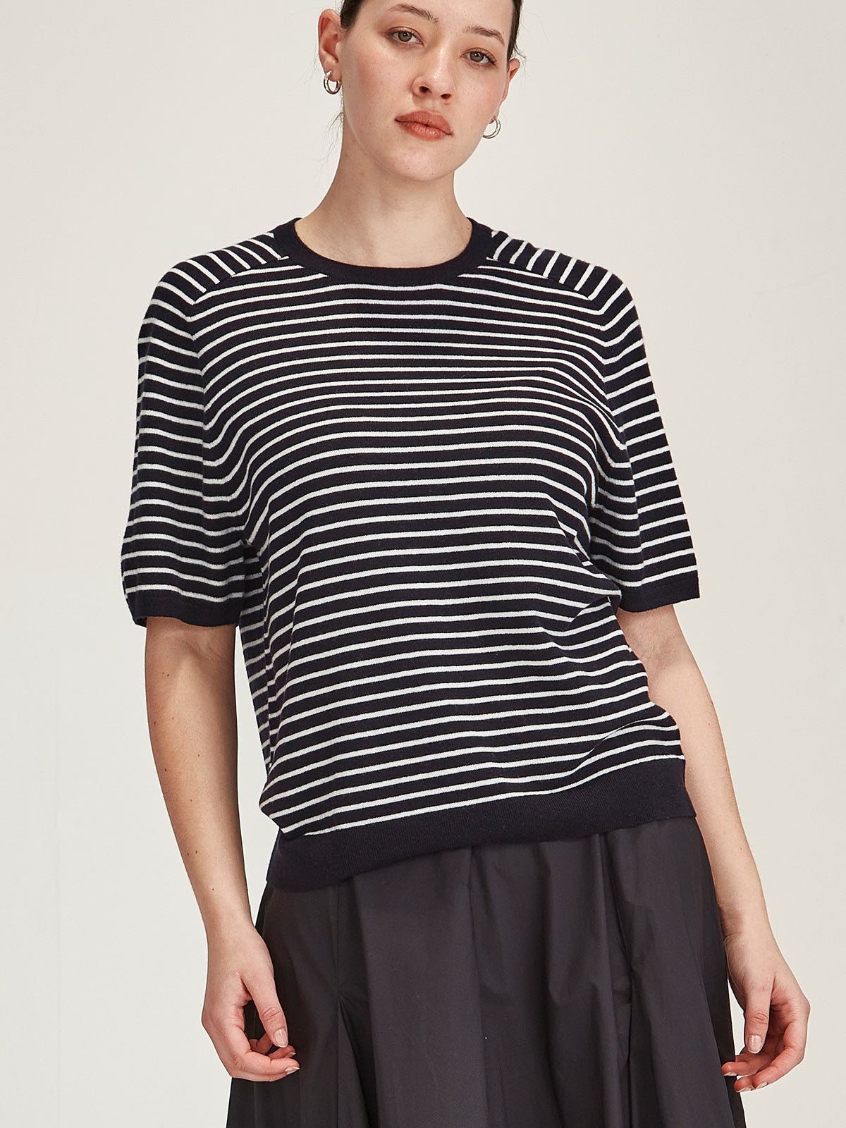 Cecilia Stripe Knit Tee