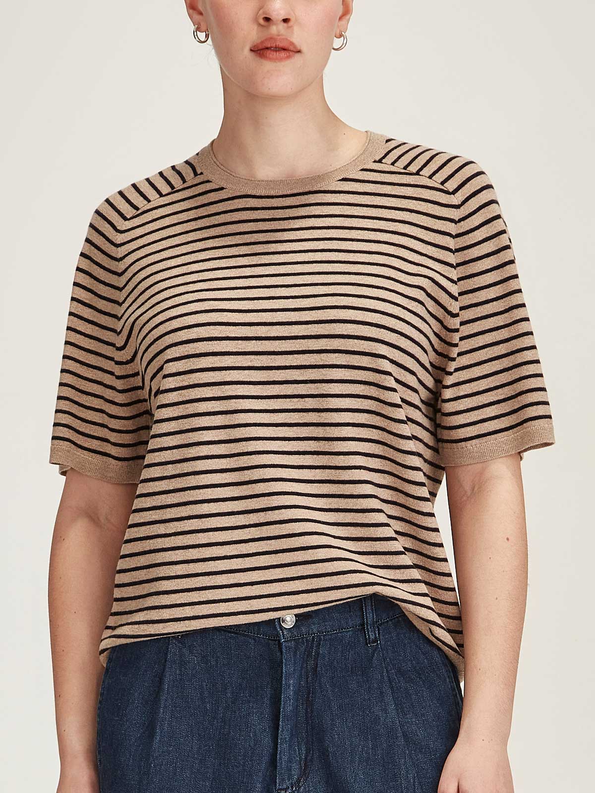 Cecilia Stripe Knit Tee