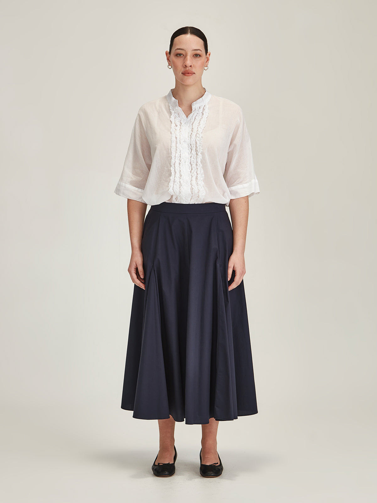 Zaiya Godet Skirt
