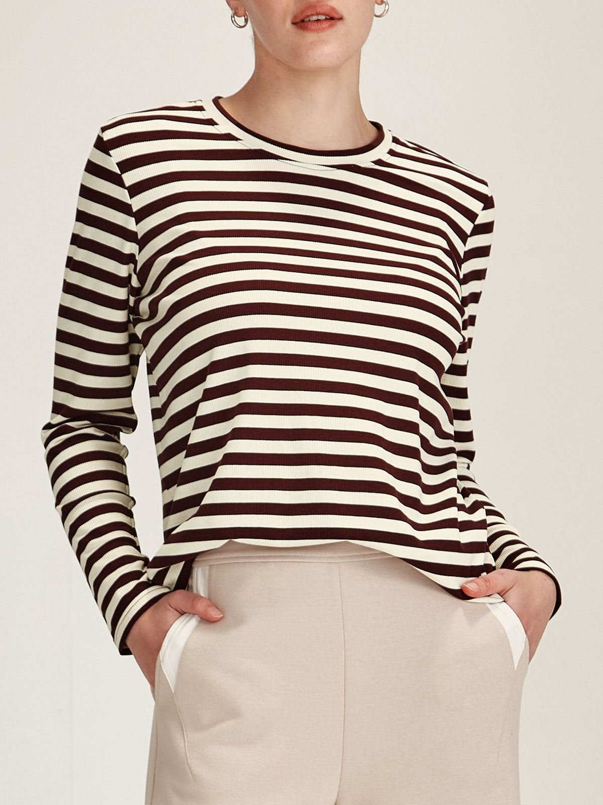 Gia L/S Stripe Top