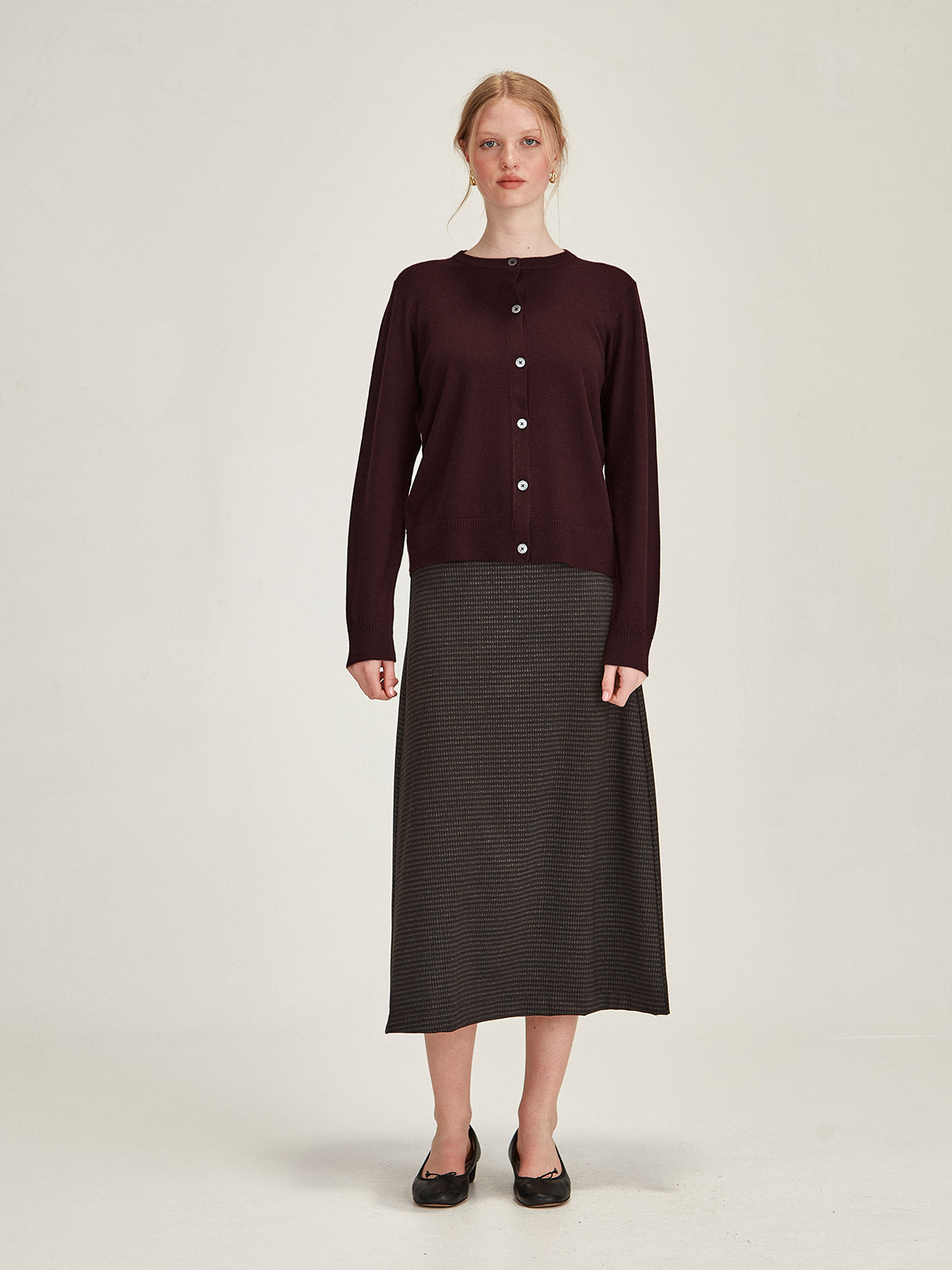 Aiden Check Skirt