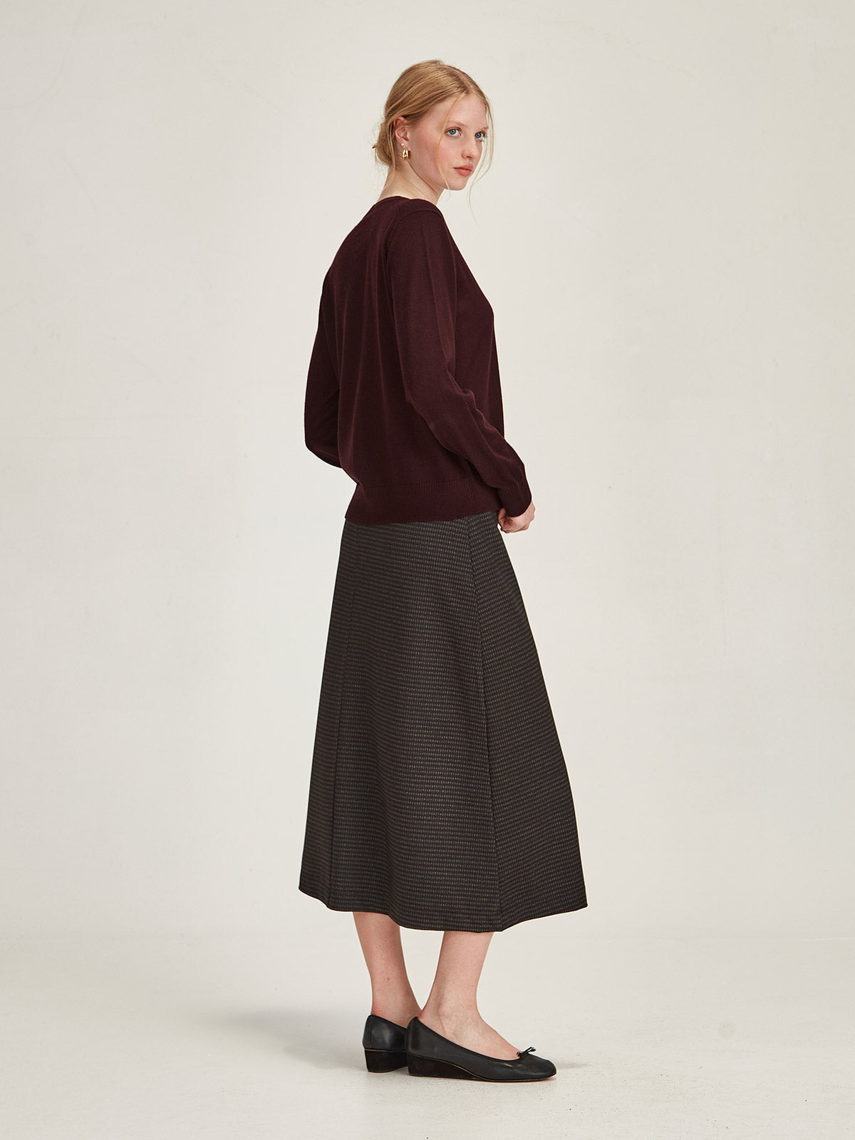 Aiden Check Skirt