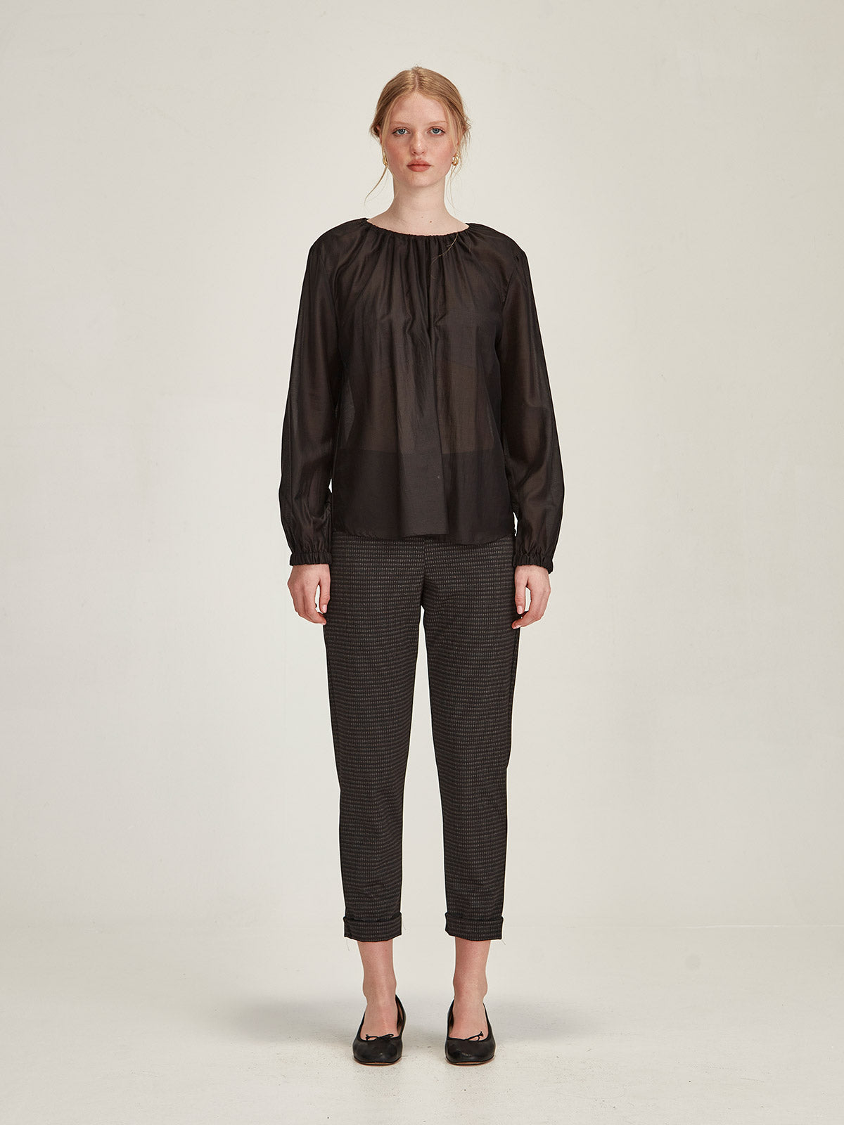 Charcoal Check Hepburn