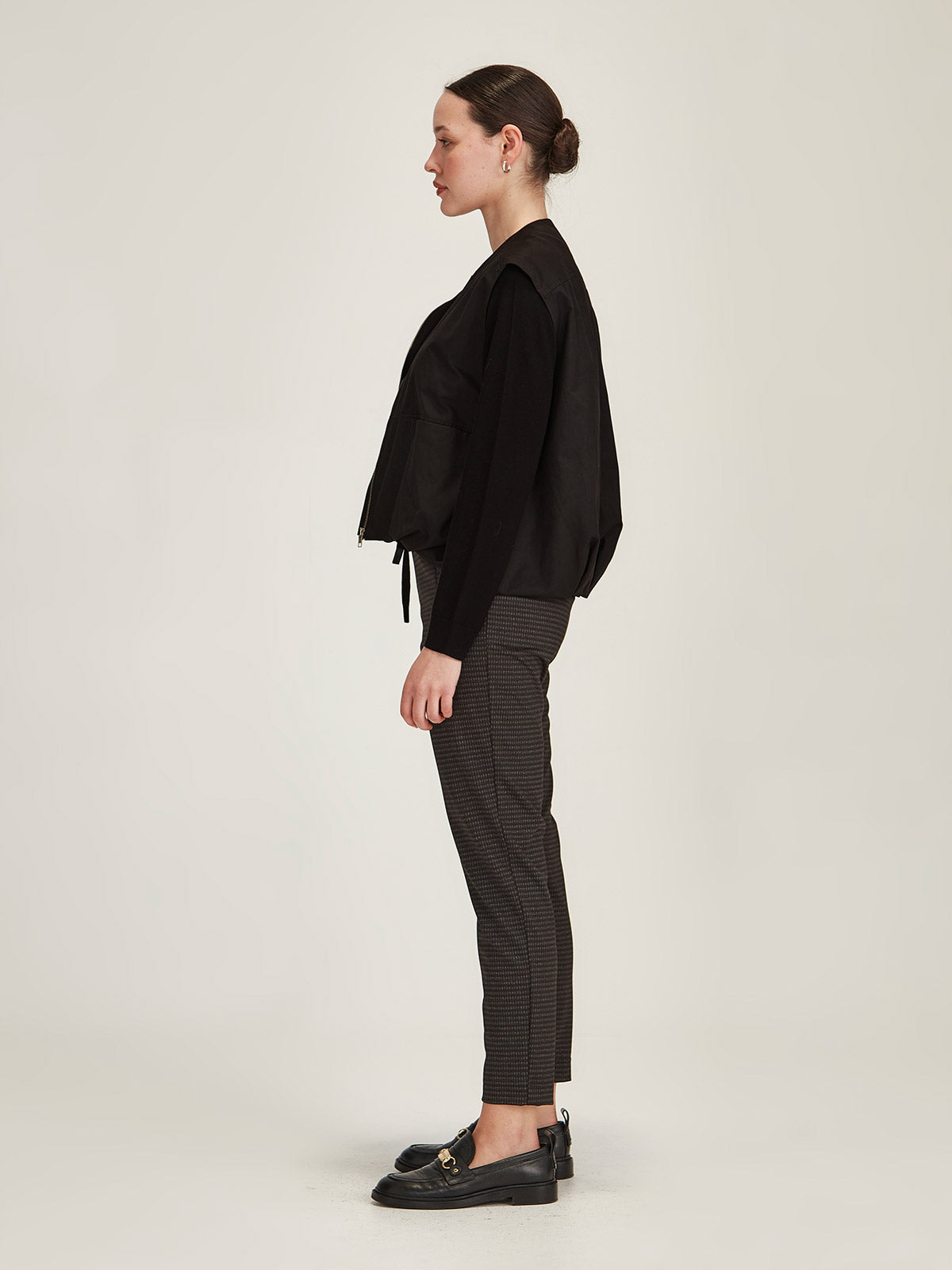 Charcoal Check Jogger