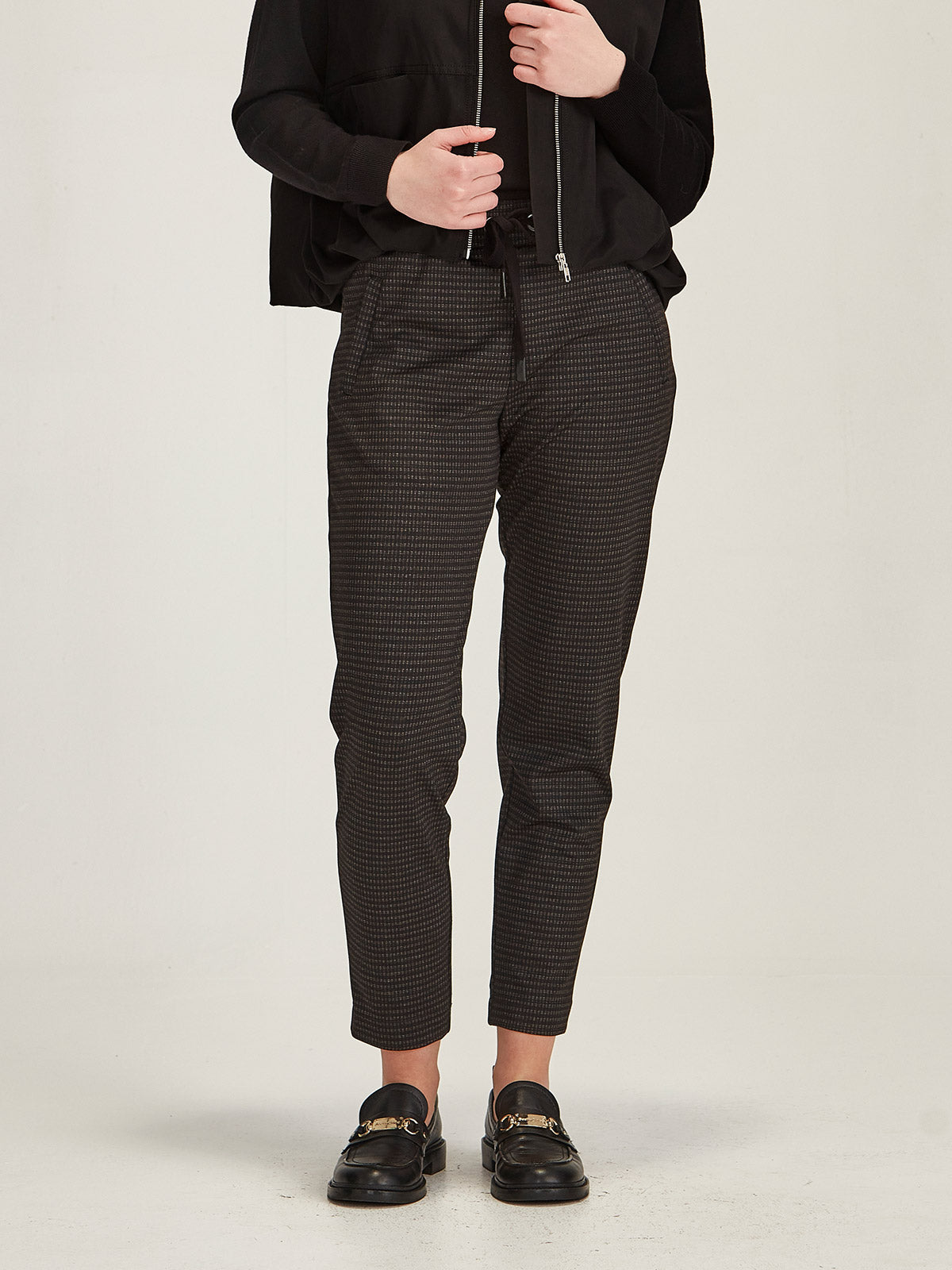 Charcoal Check Jogger