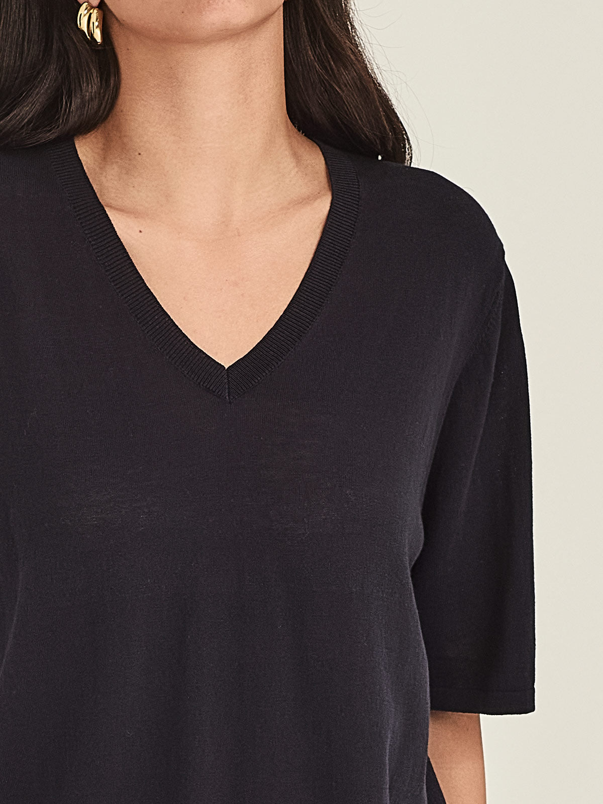 Raye V Knit Tee