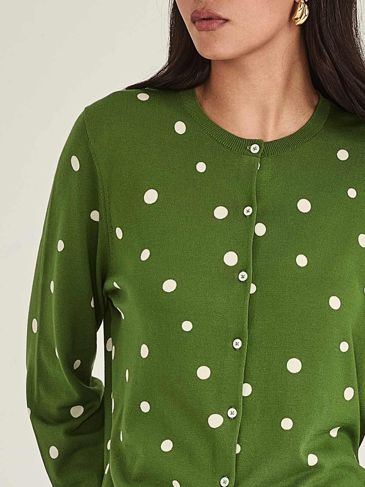 Kaia Spot Cardigan