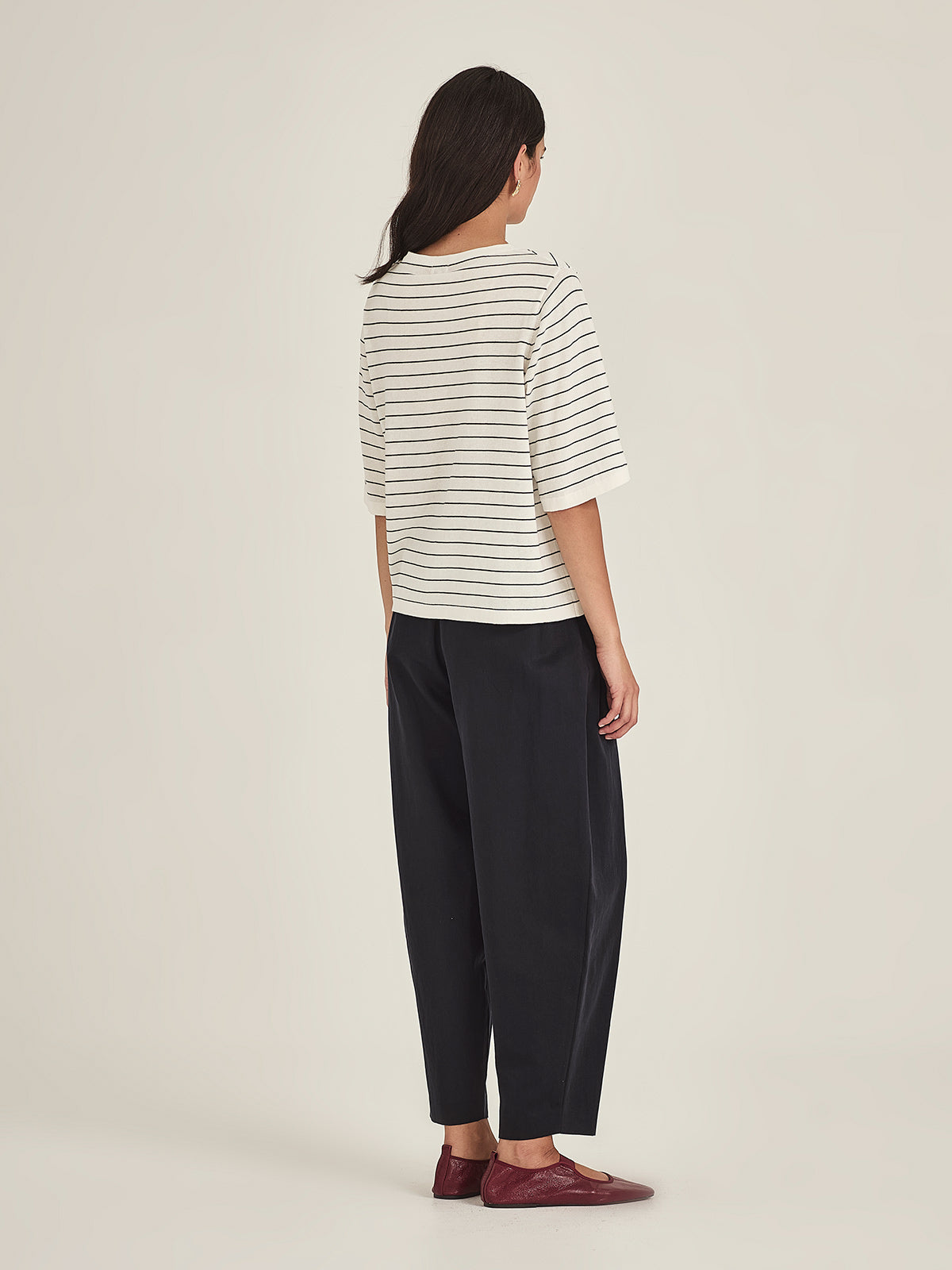 Sumire Striped Boxy Tee