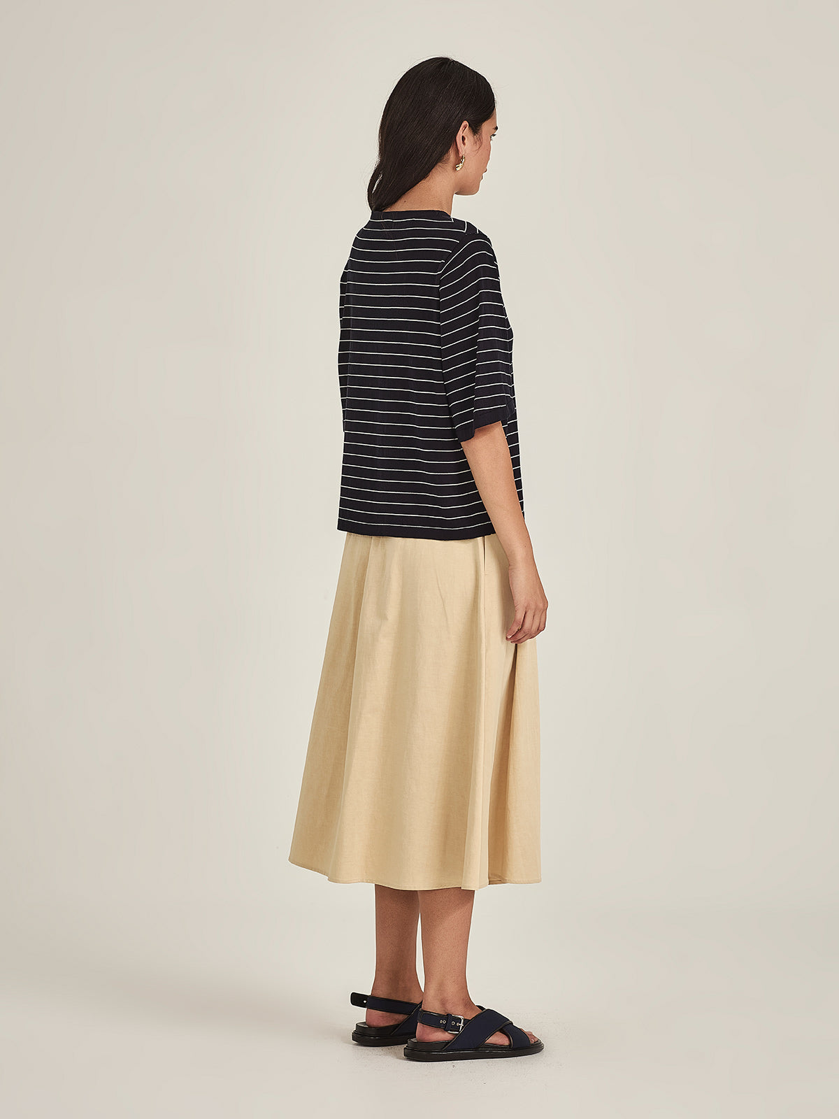 Sumire Striped Boxy Tee