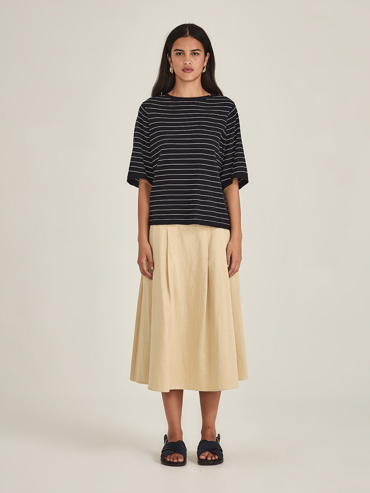 Sumire Striped Boxy Tee