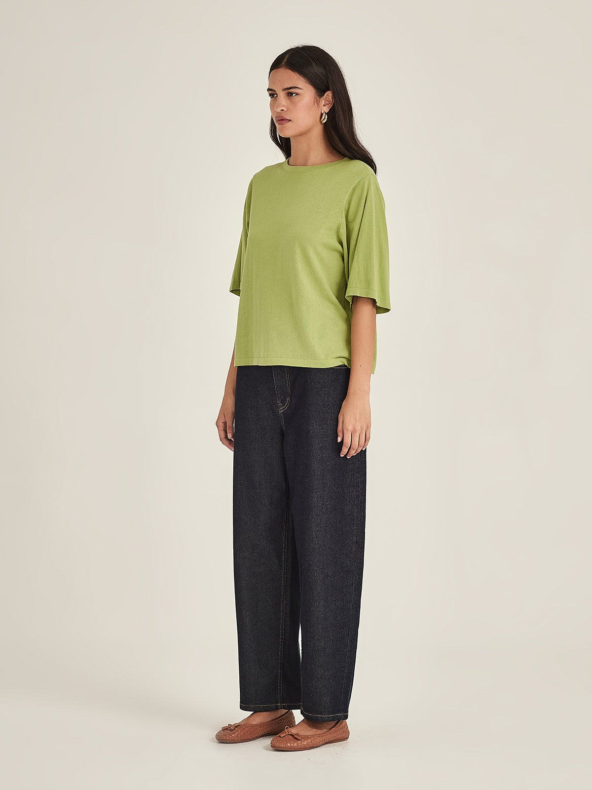 Sumire Boxy Knit Tee