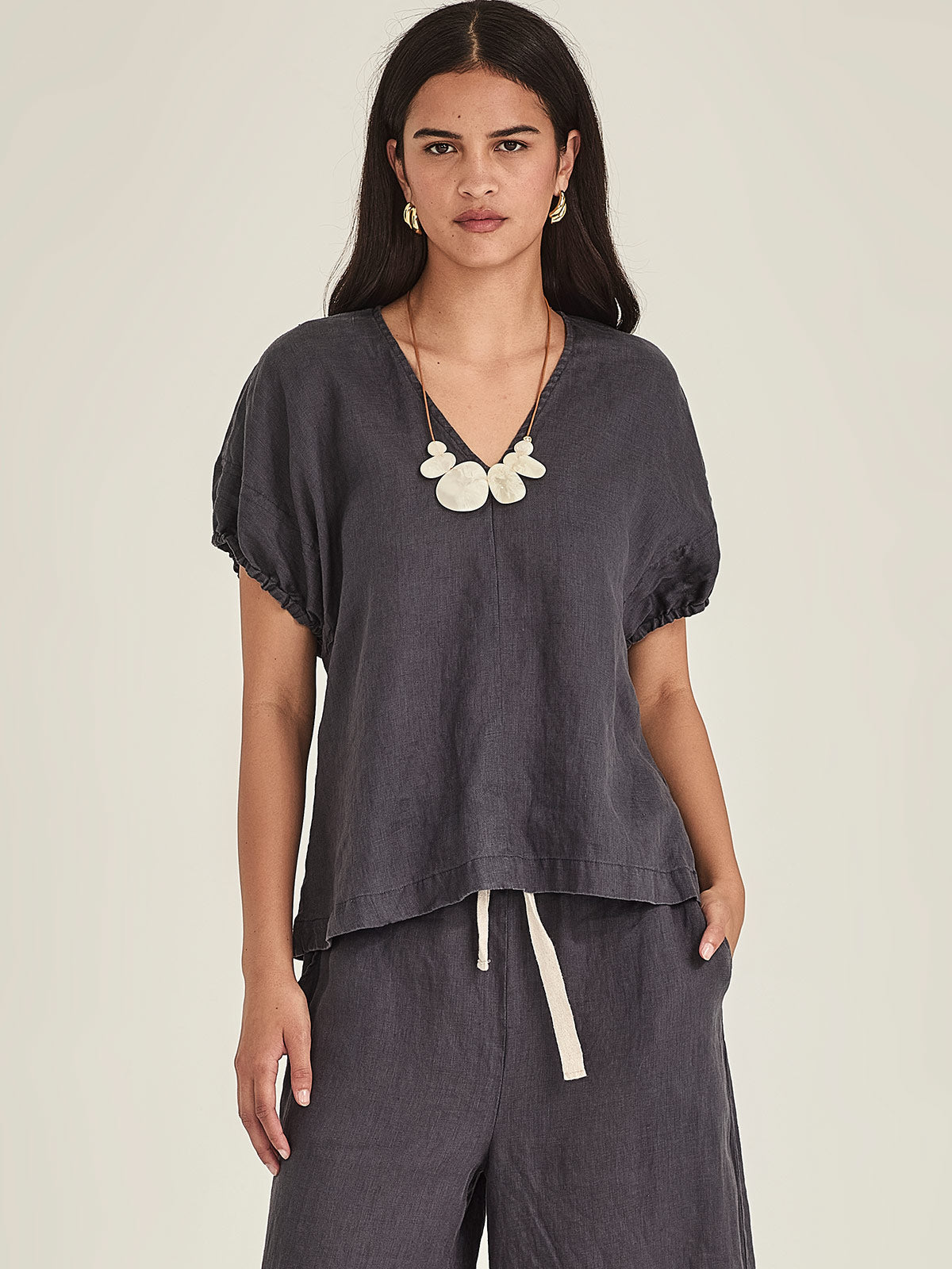 Billie Linen Top