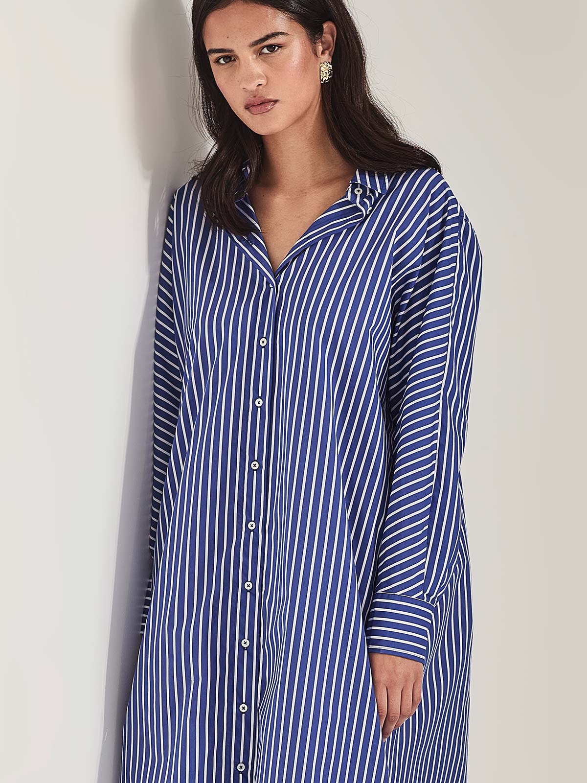 Jules Stripe Shirt Dress