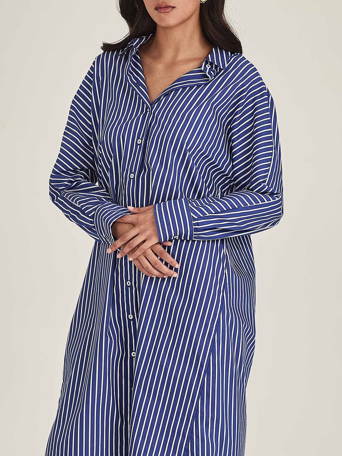 Jules Stripe Shirt Dress