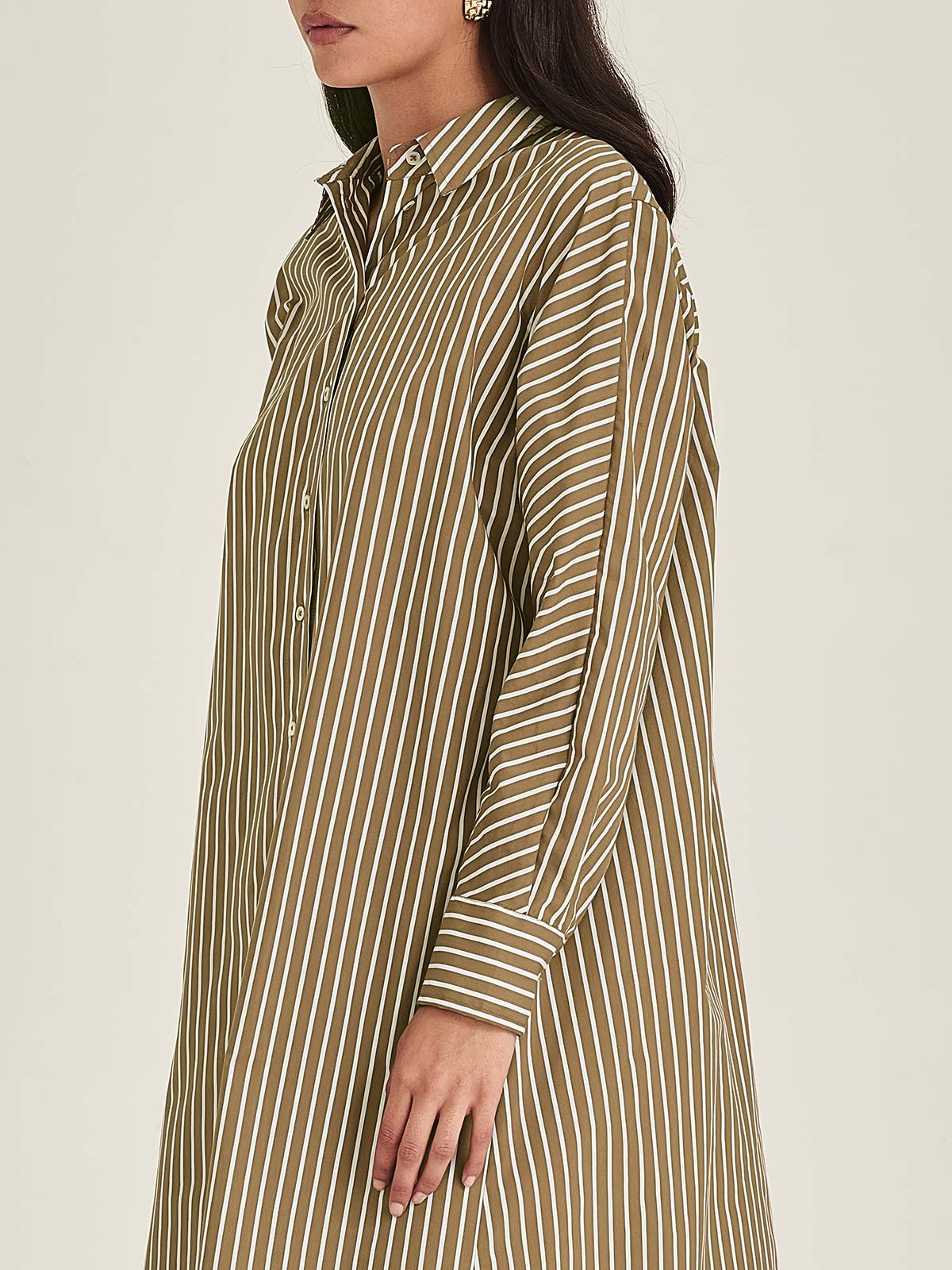 Jules Stripe Shirt Dress