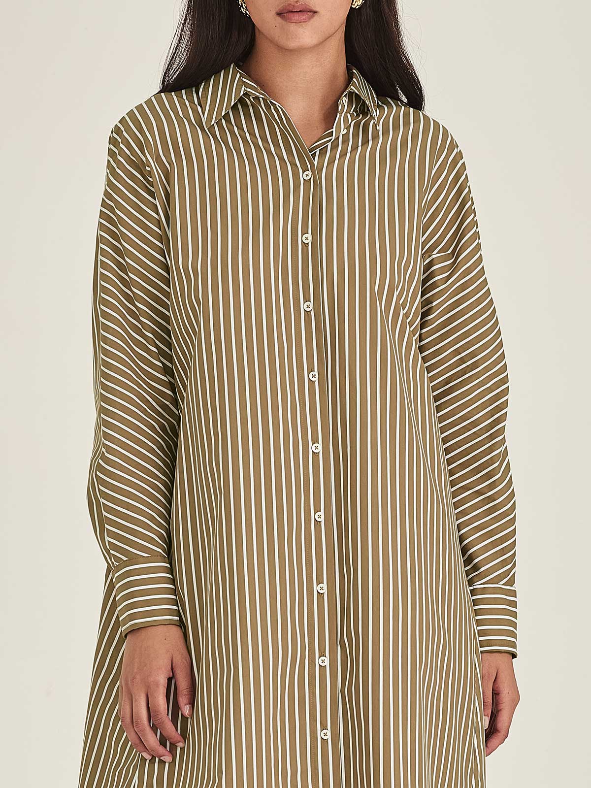Jules Stripe Shirt Dress