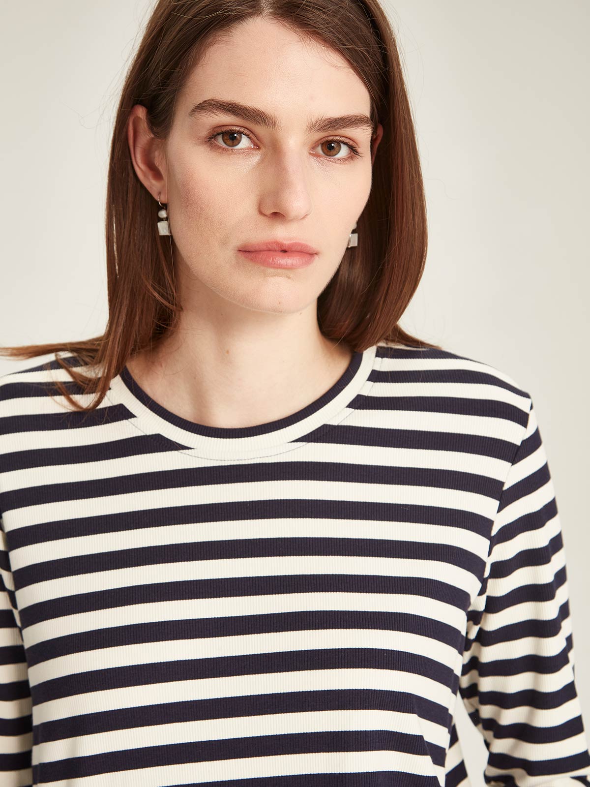 Gia LS Stripe Top