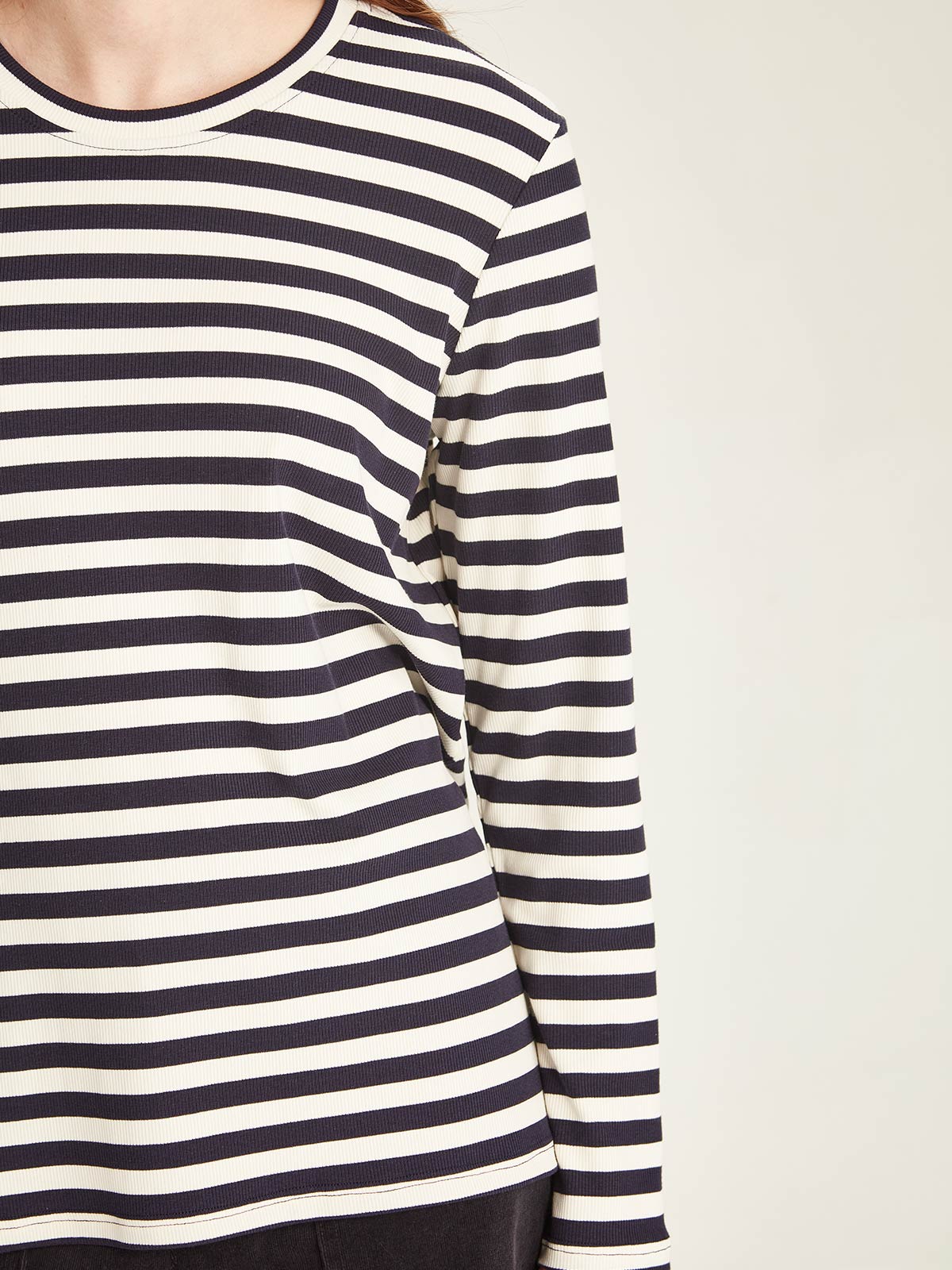 Gia LS Stripe Top