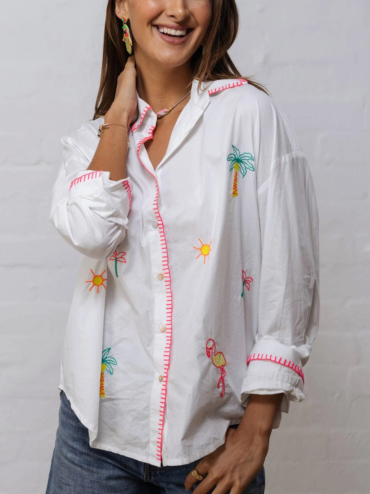 Flamingo Cotton Shirt