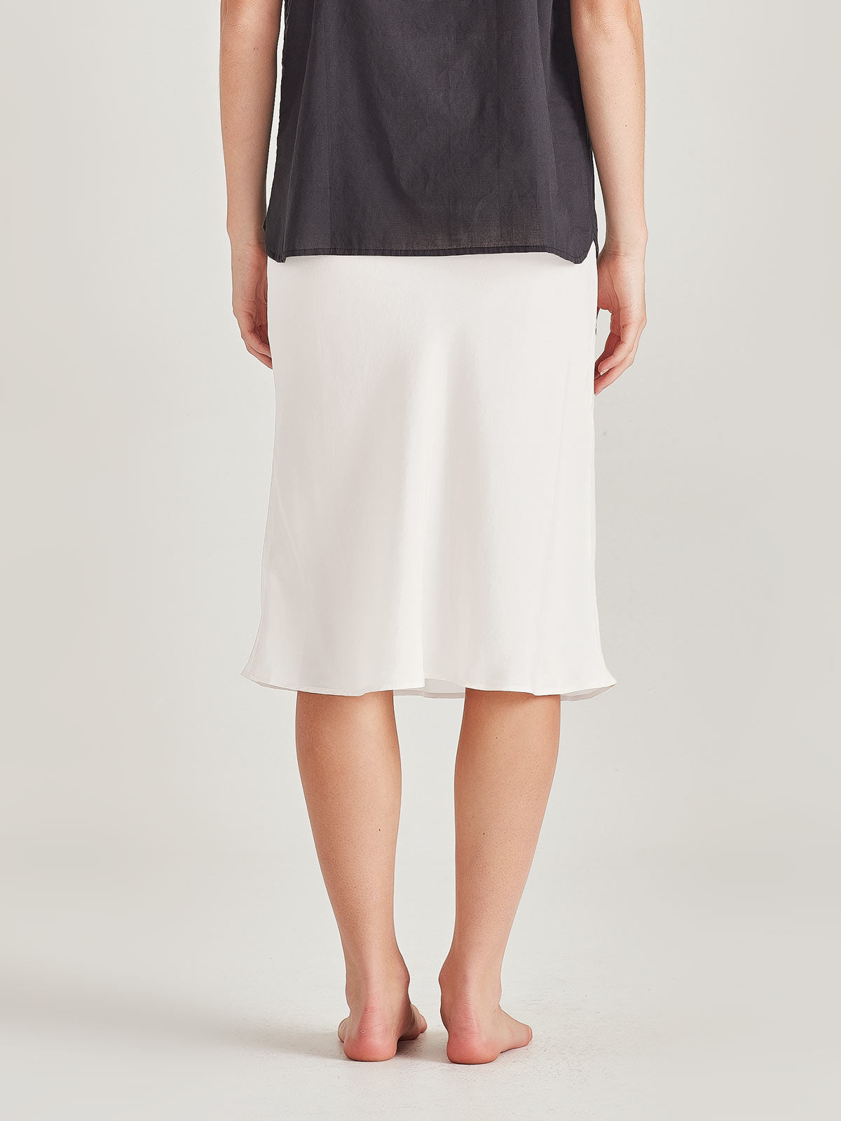 Cotton Half Slip Skirt With Net Frill for Women Underskirt, Half