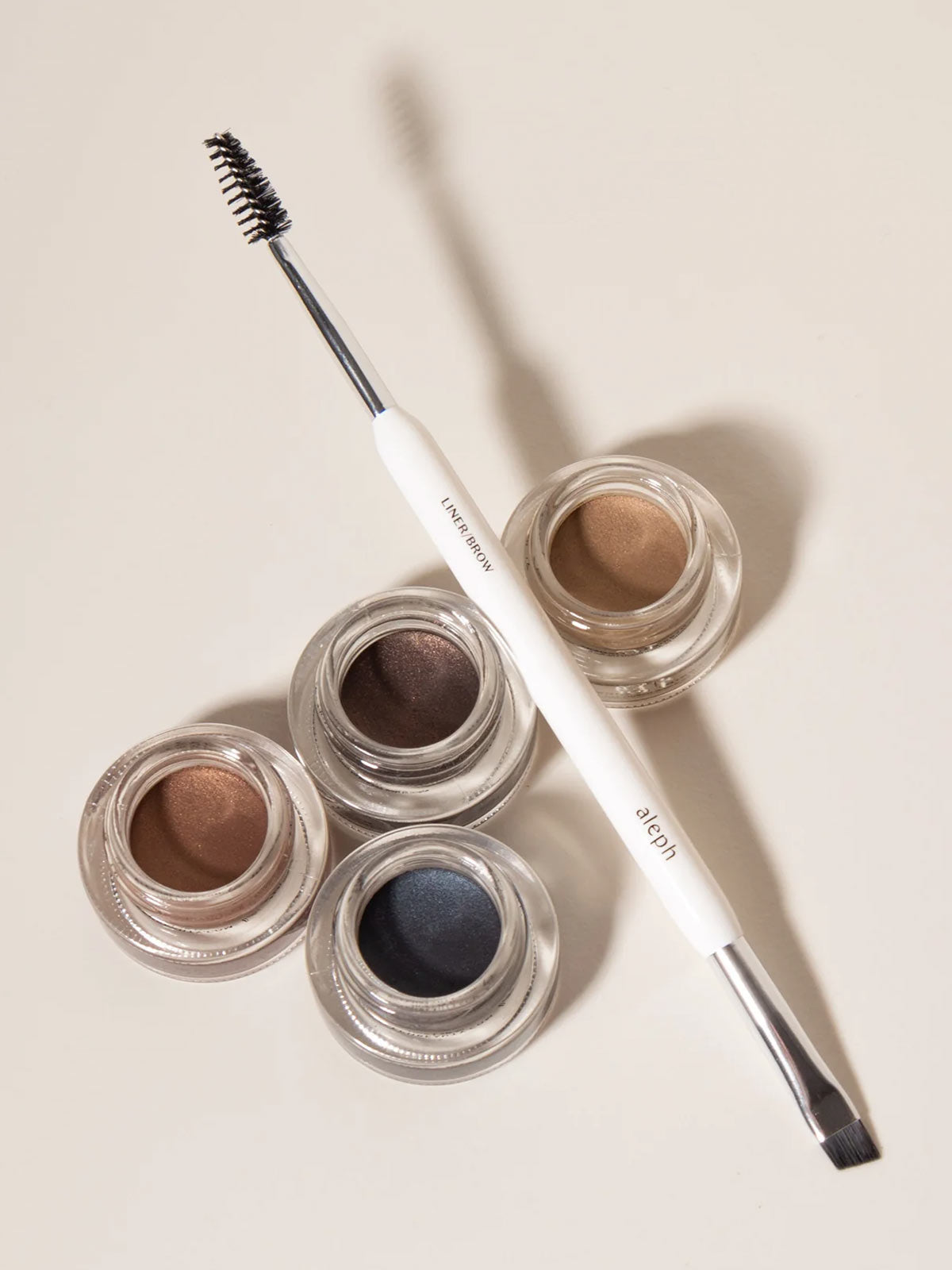 Dual Liner And Brow Brush